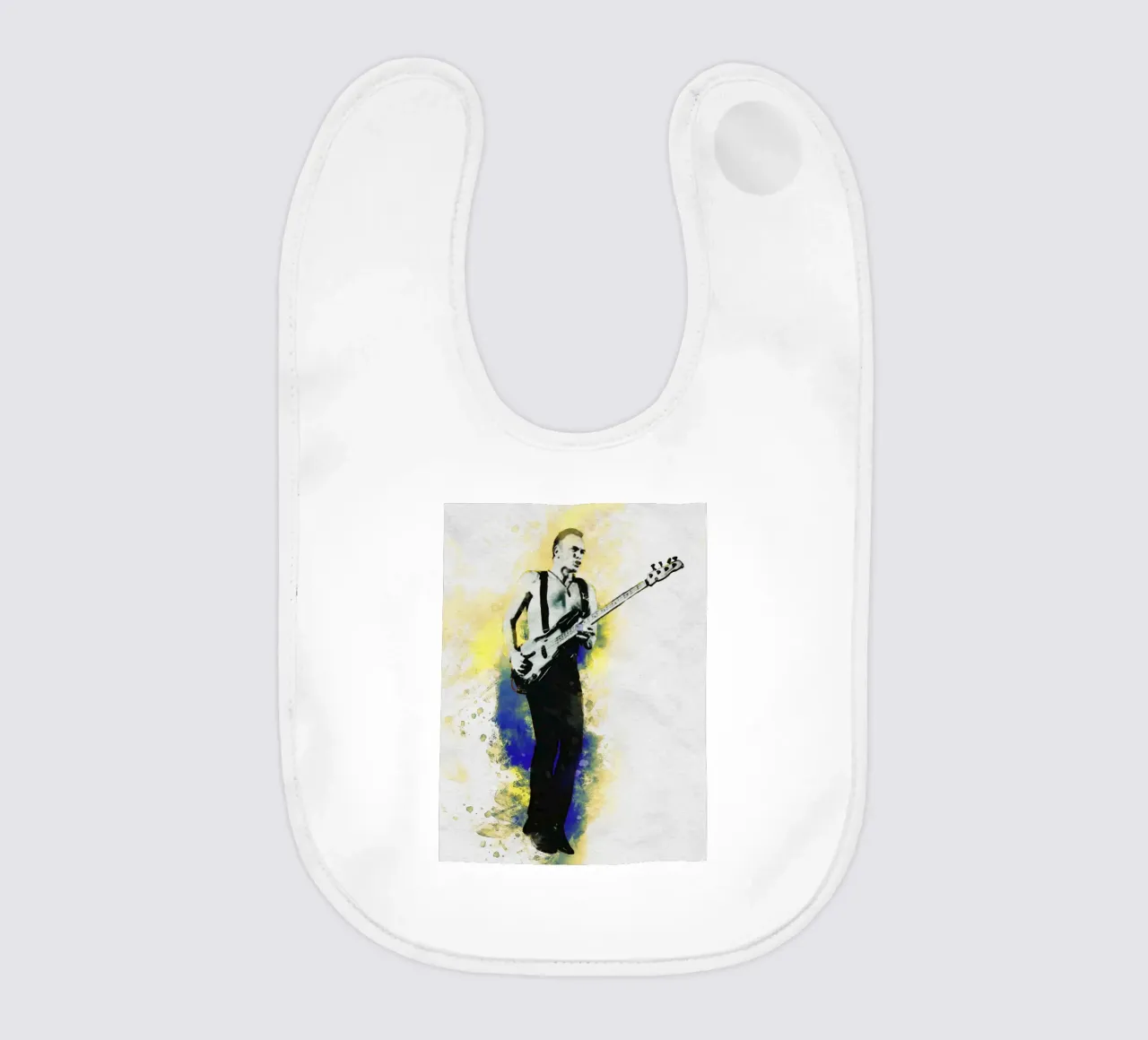 Smudge of Portrait Sting torna al basso bavaglino da Gunawan Rb