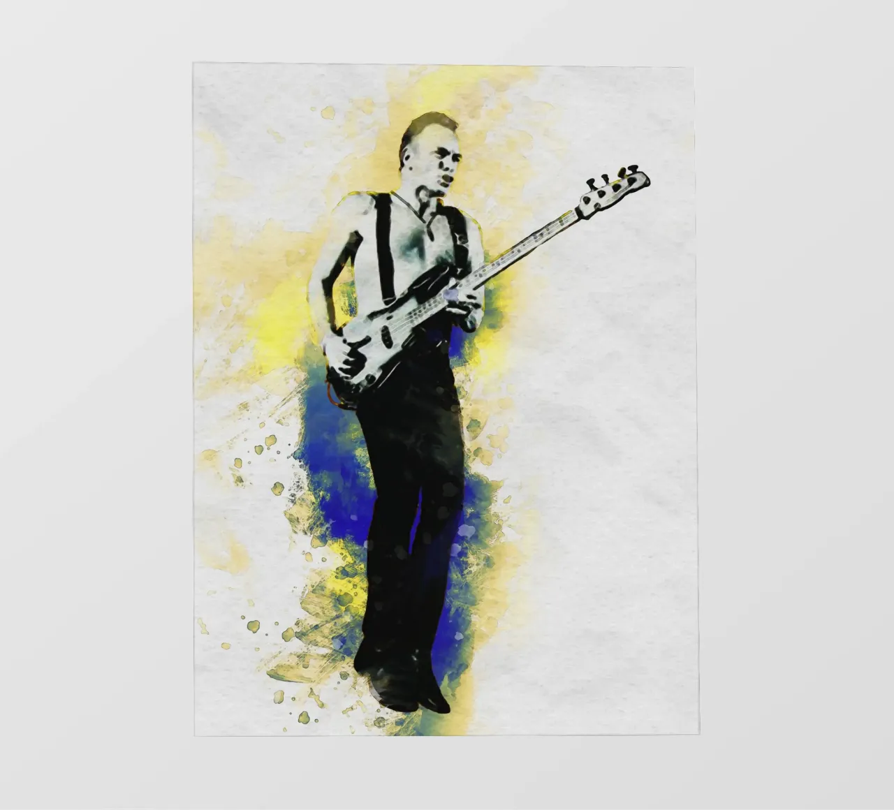 Smudge of Portrait Sting torna al basso pellicola backlit da Gunawan Rb