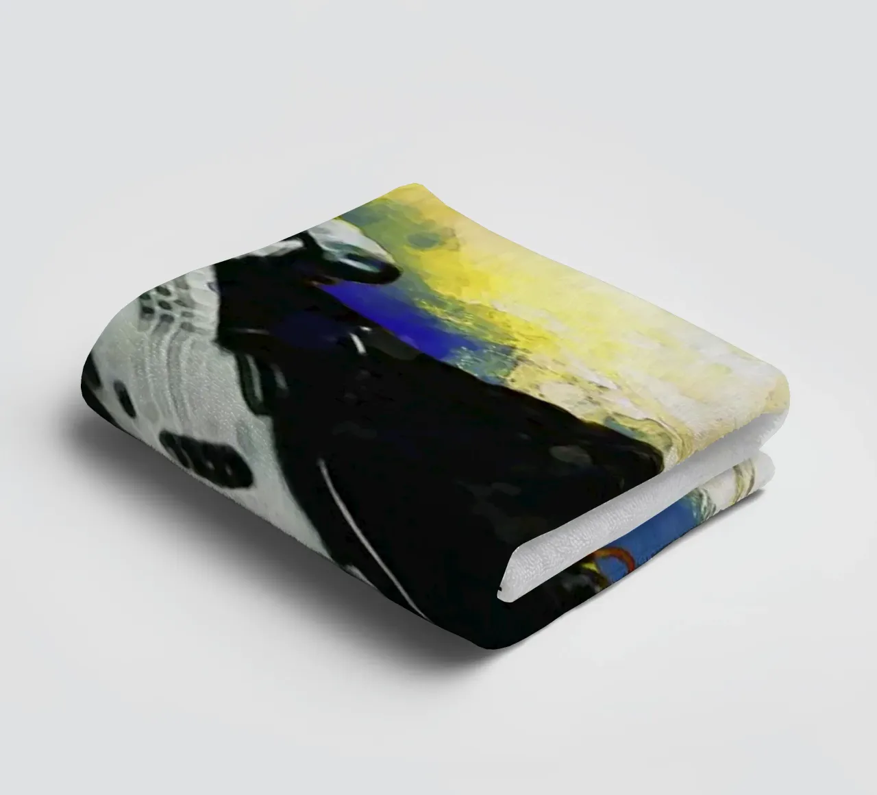 Smudge of Portrait Sting torna al basso asciugamano da bagno da Gunawan Rb