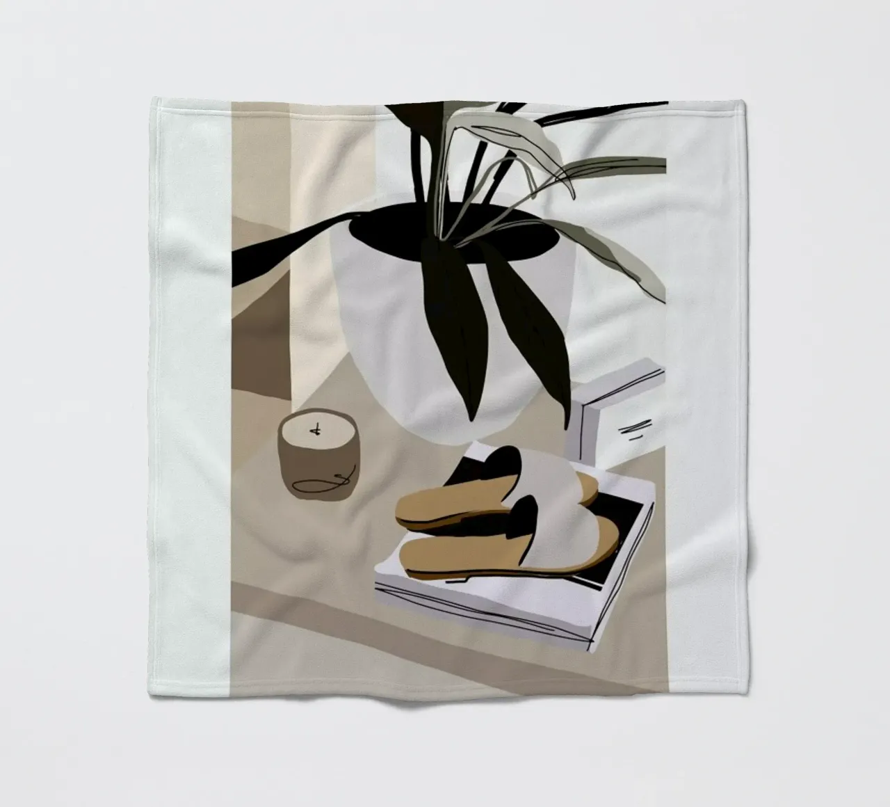 Holiday fleece blanket by Pure