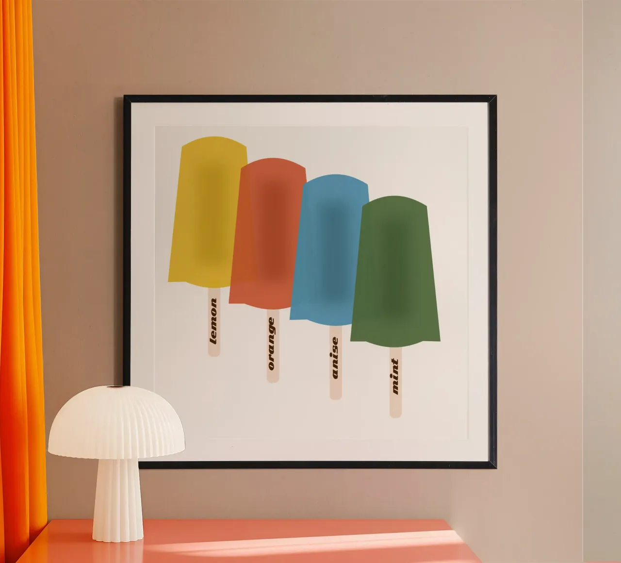 Dolcezza vintage poster con telaio in plastica da LaylaOzFun