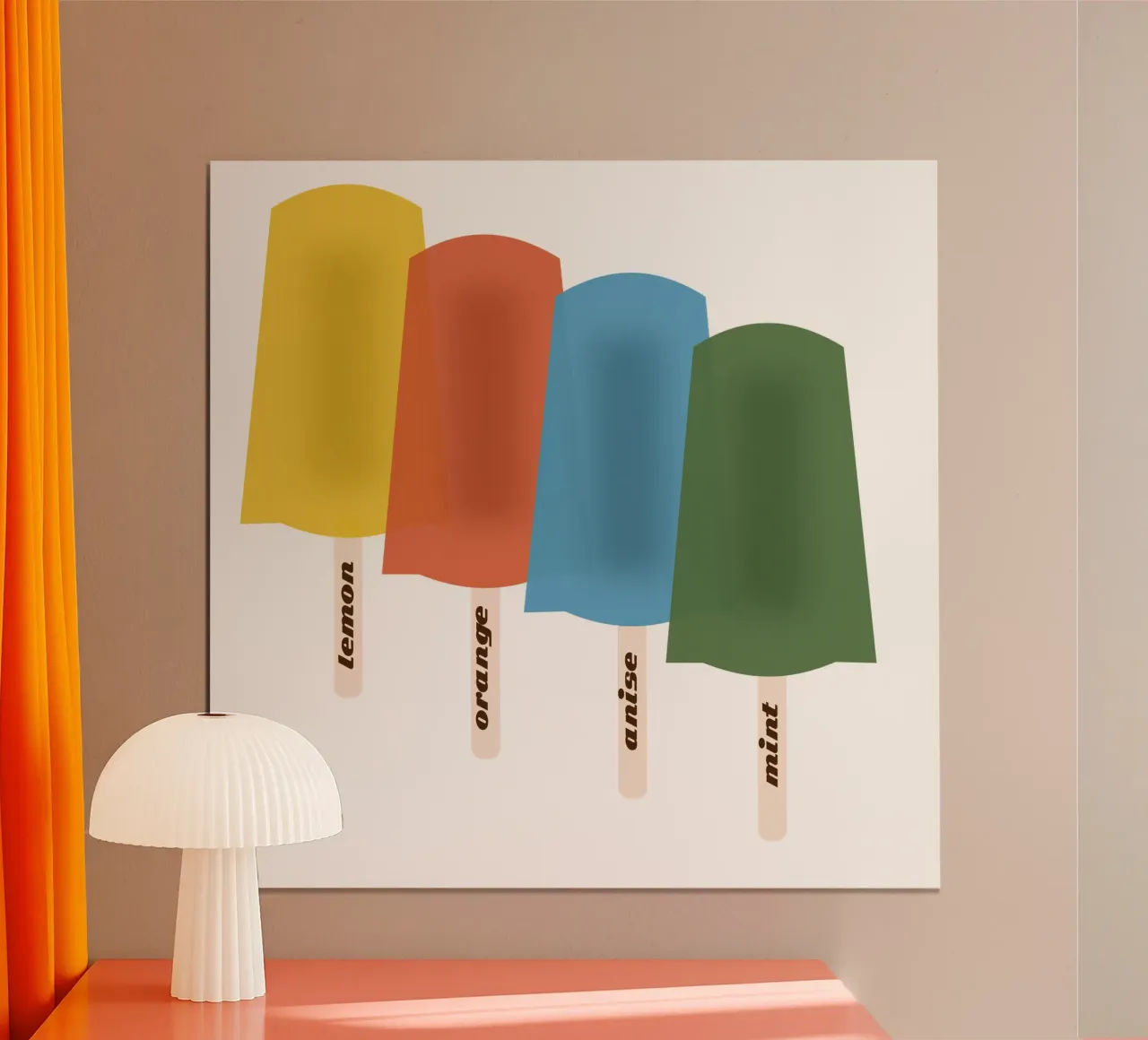 Dolcezza vintage poster con telaio in plastica da LaylaOzFun