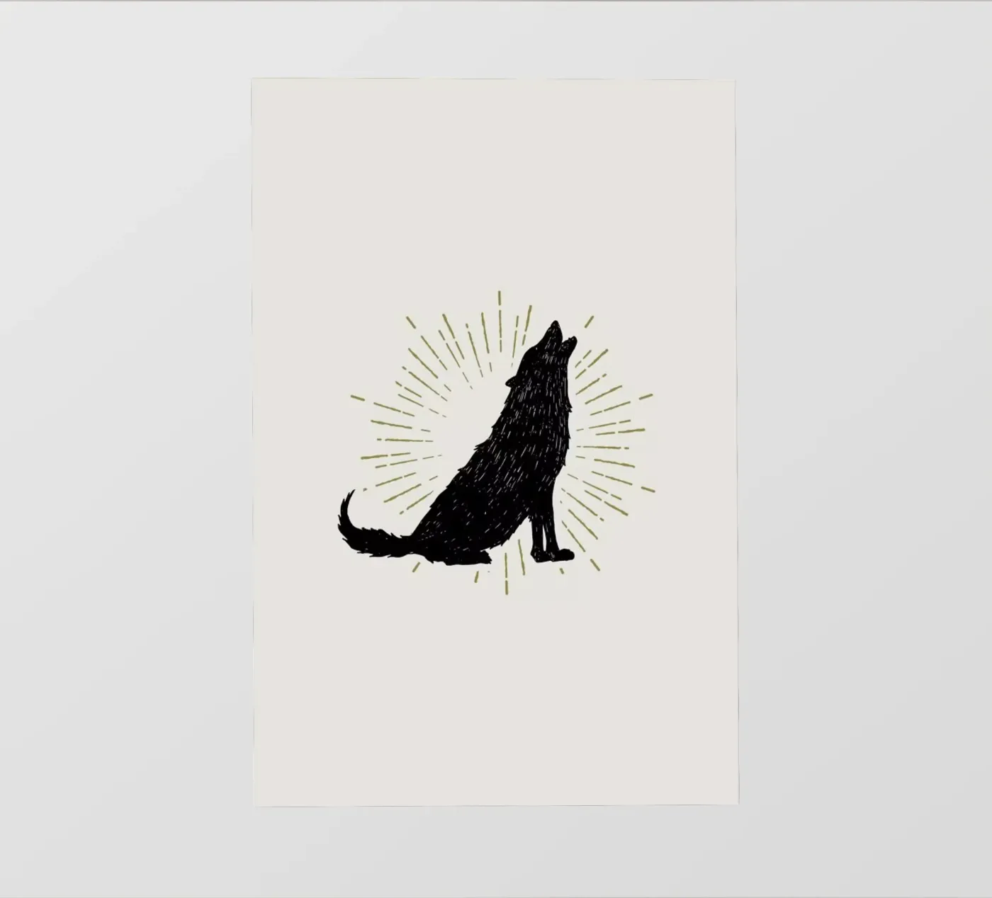 Wolf pellicola backlit da Pure