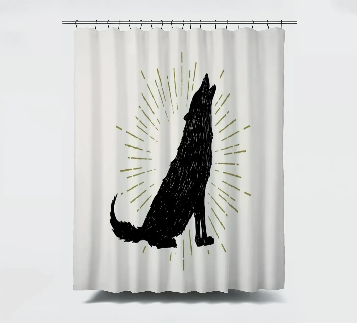 Wolf Duschvorhang von Pure