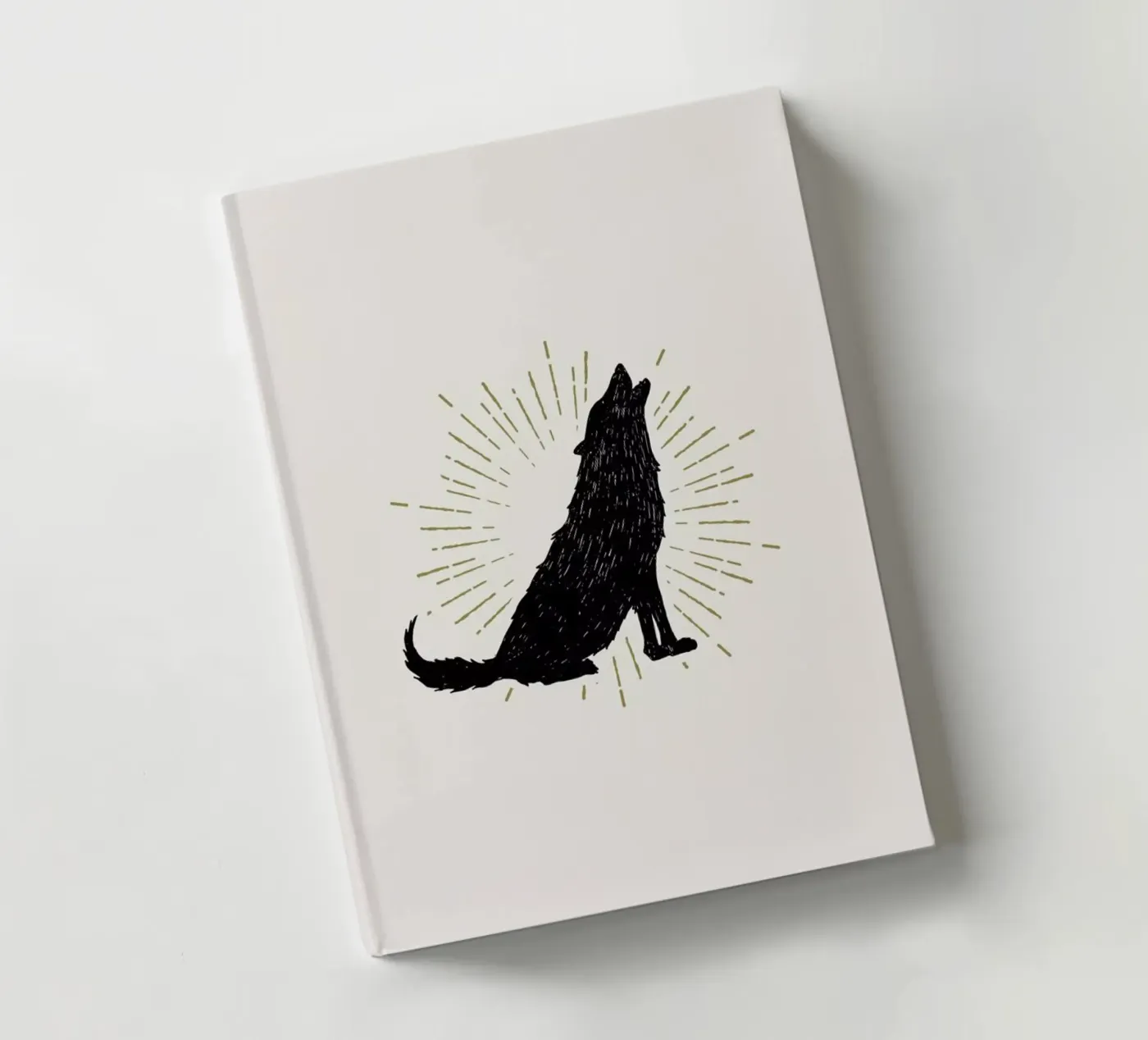 Wolf notebook by Pure