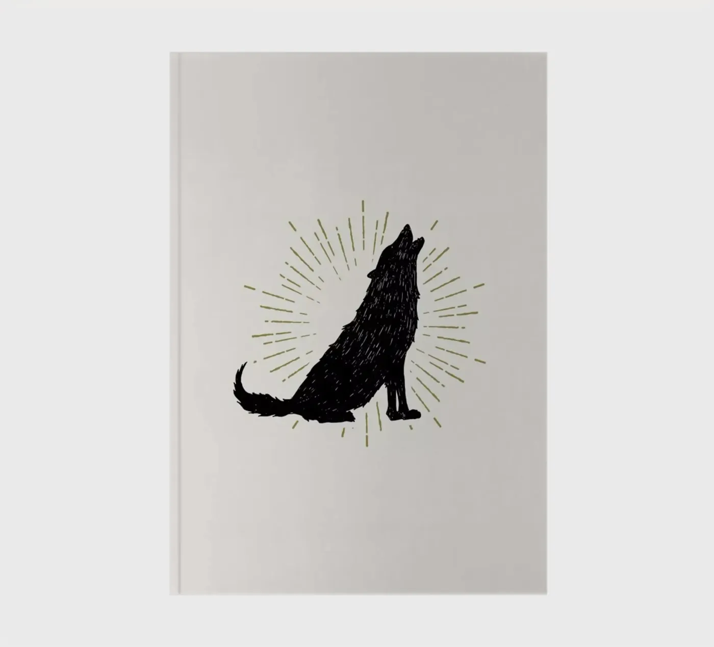 Wolf notebook by Pure