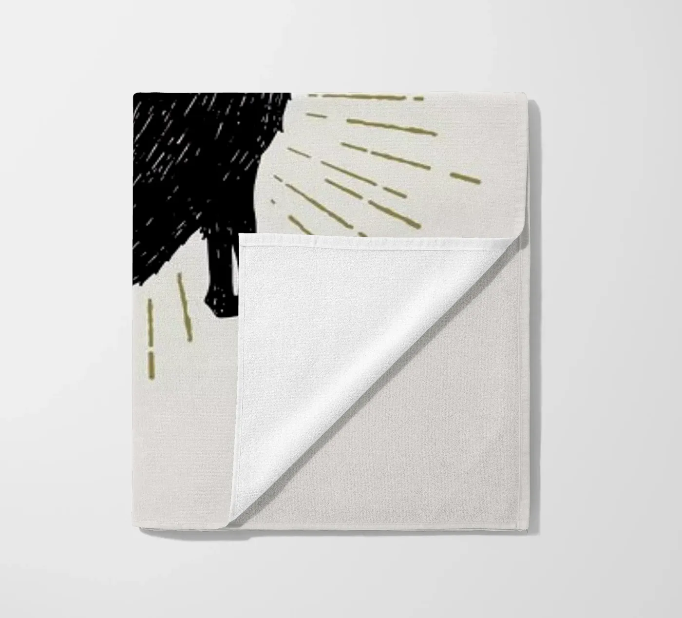 Wolf strandhanddoek van Pure