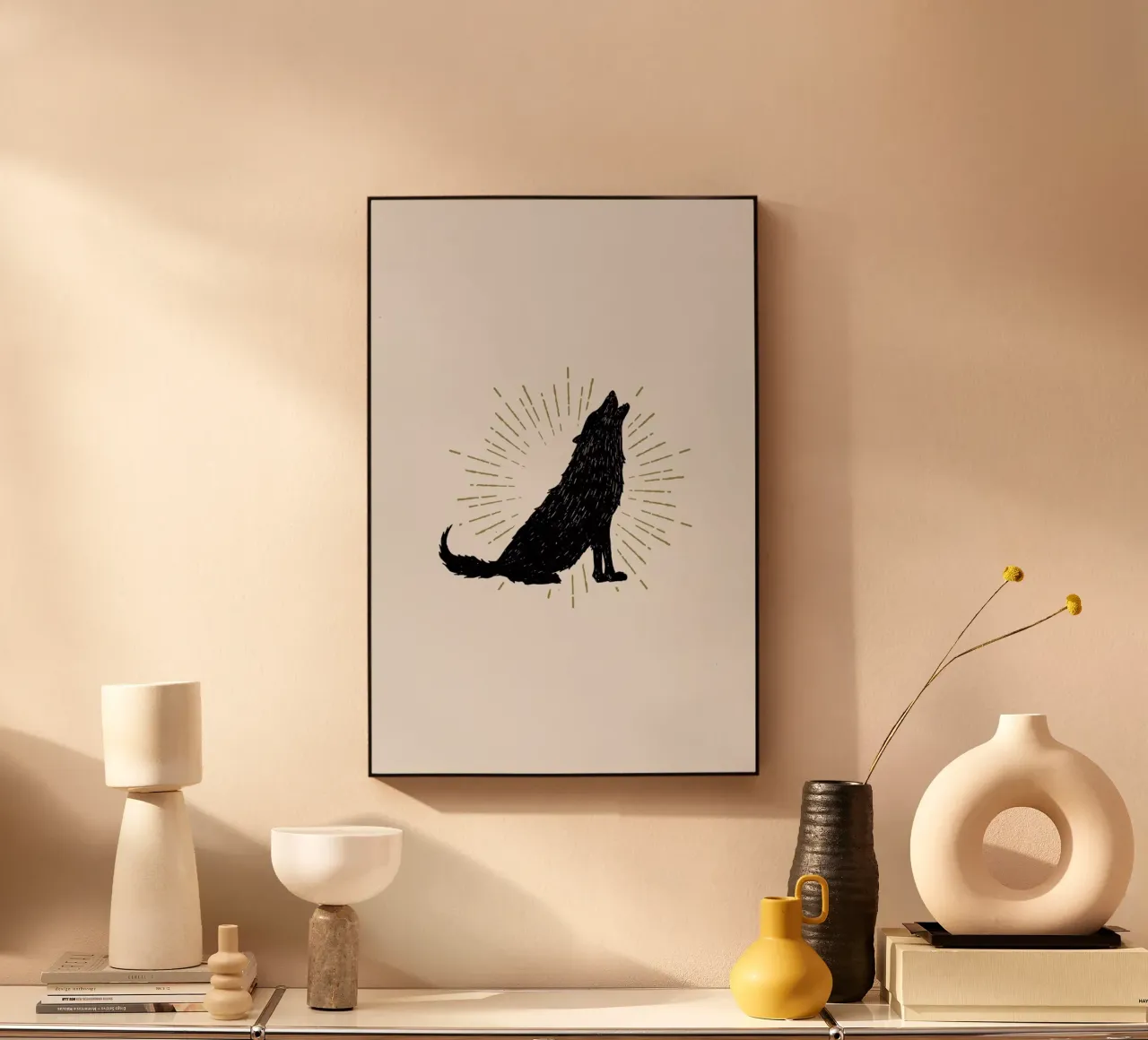 Wolf Acryl-Glas von Pure