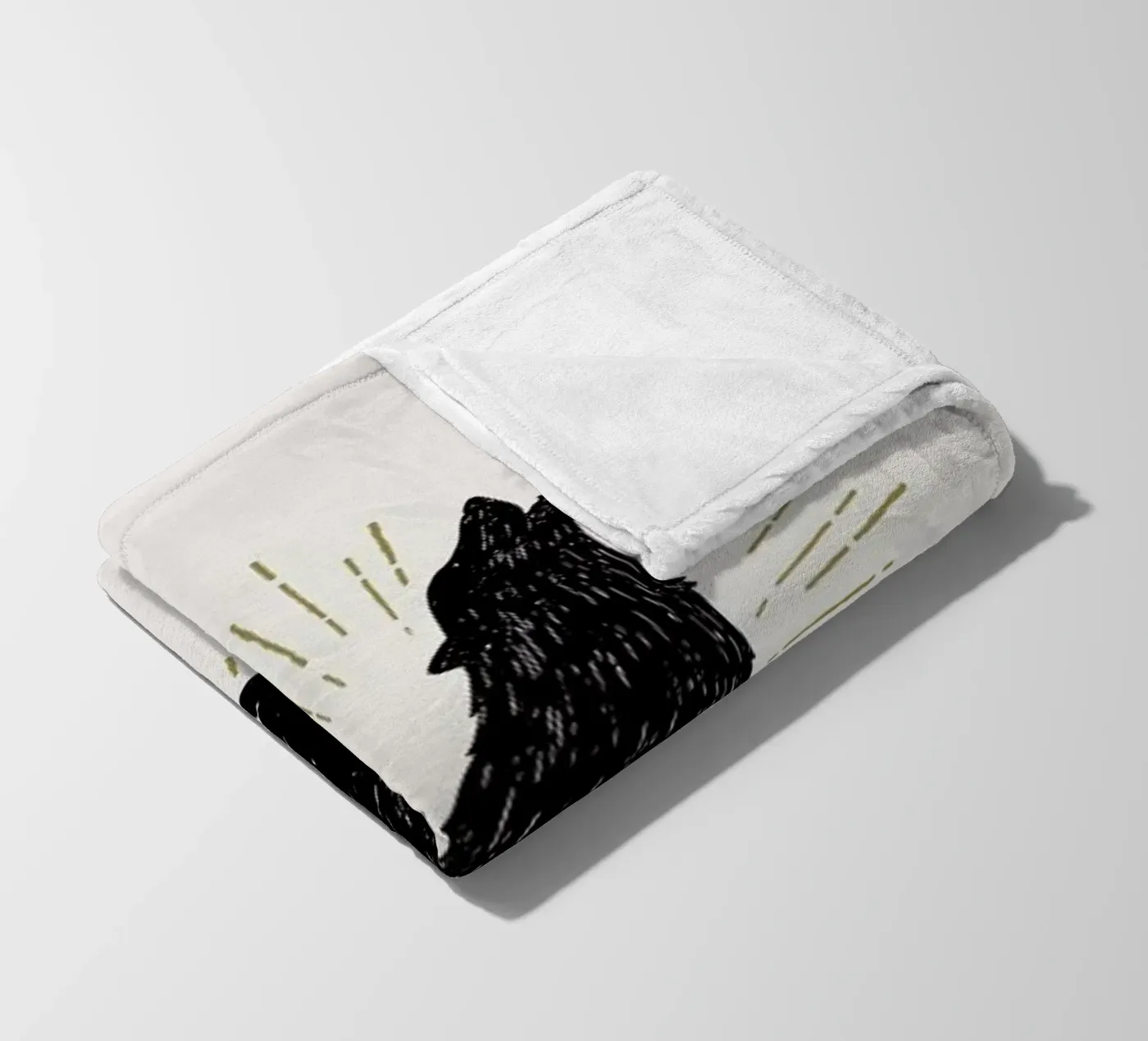 Wolf Fleecedecke von Pure