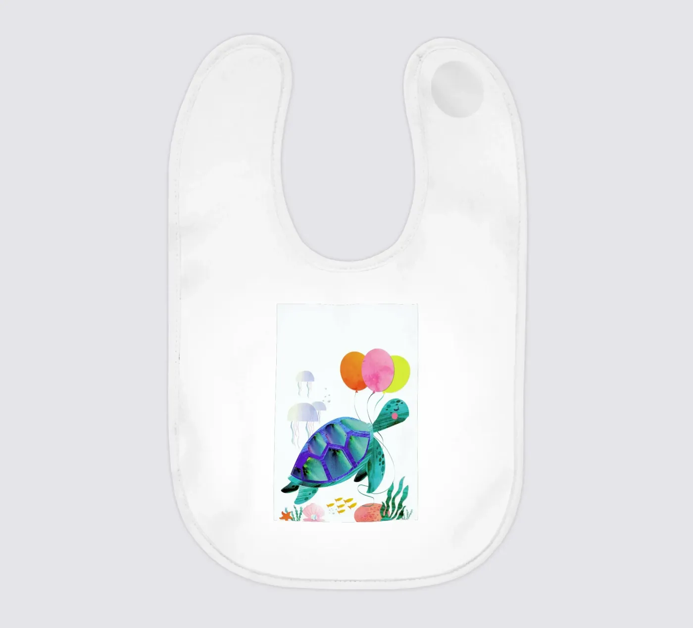 Turtle baby slabbetje van Rocket68