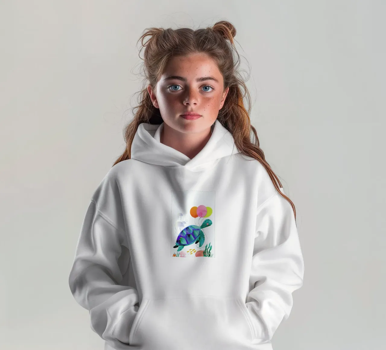Turtle felpa bambino con cappuccio da Rocket68