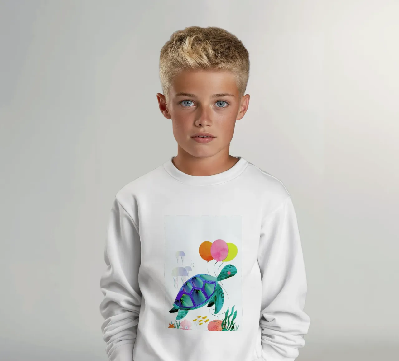 Turtle felpa bambino da Rocket68