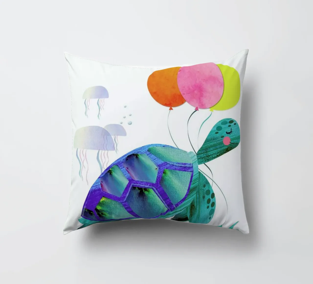 Turtle decorative cushion by Rocket68