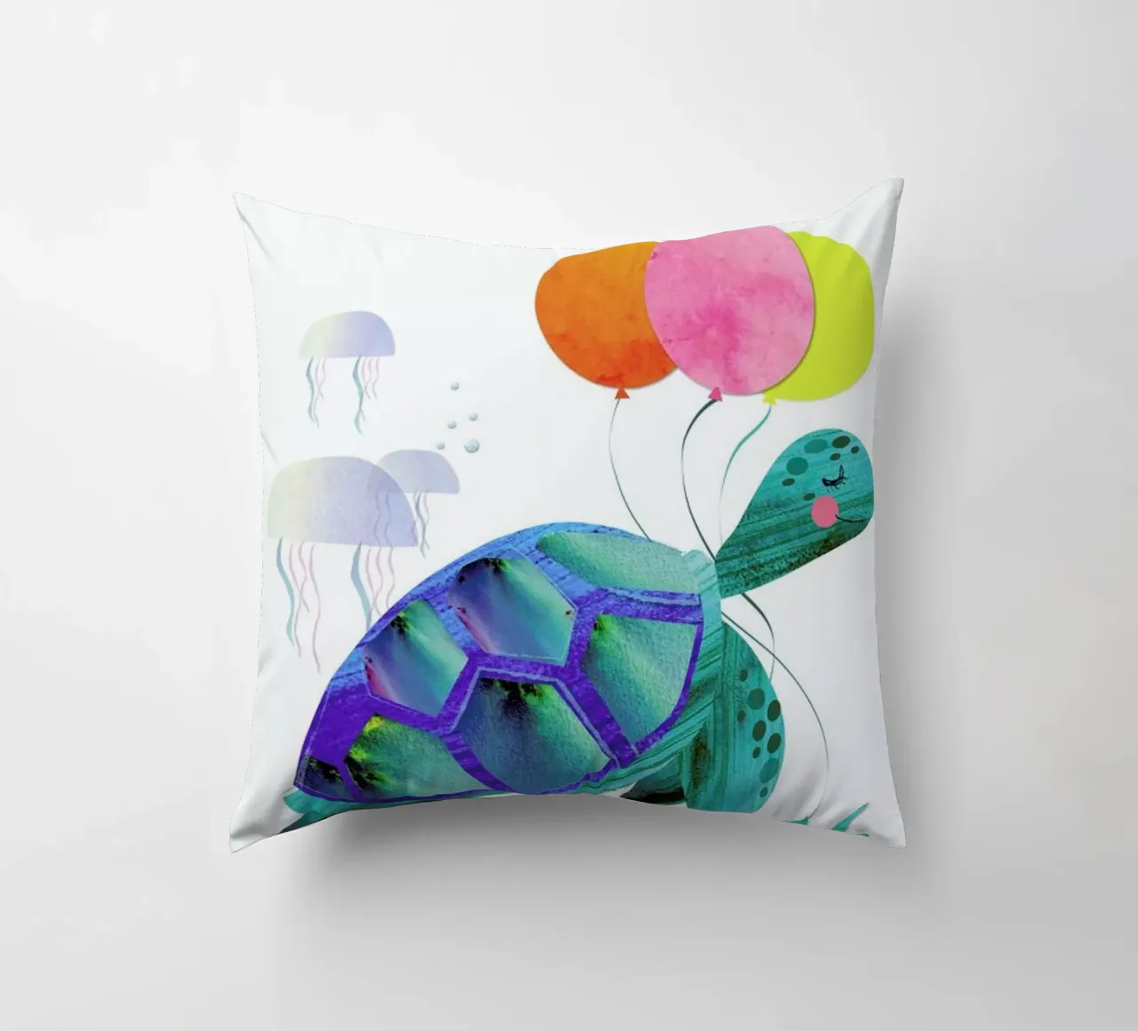 Turtle decorative cushion by Rocket68
