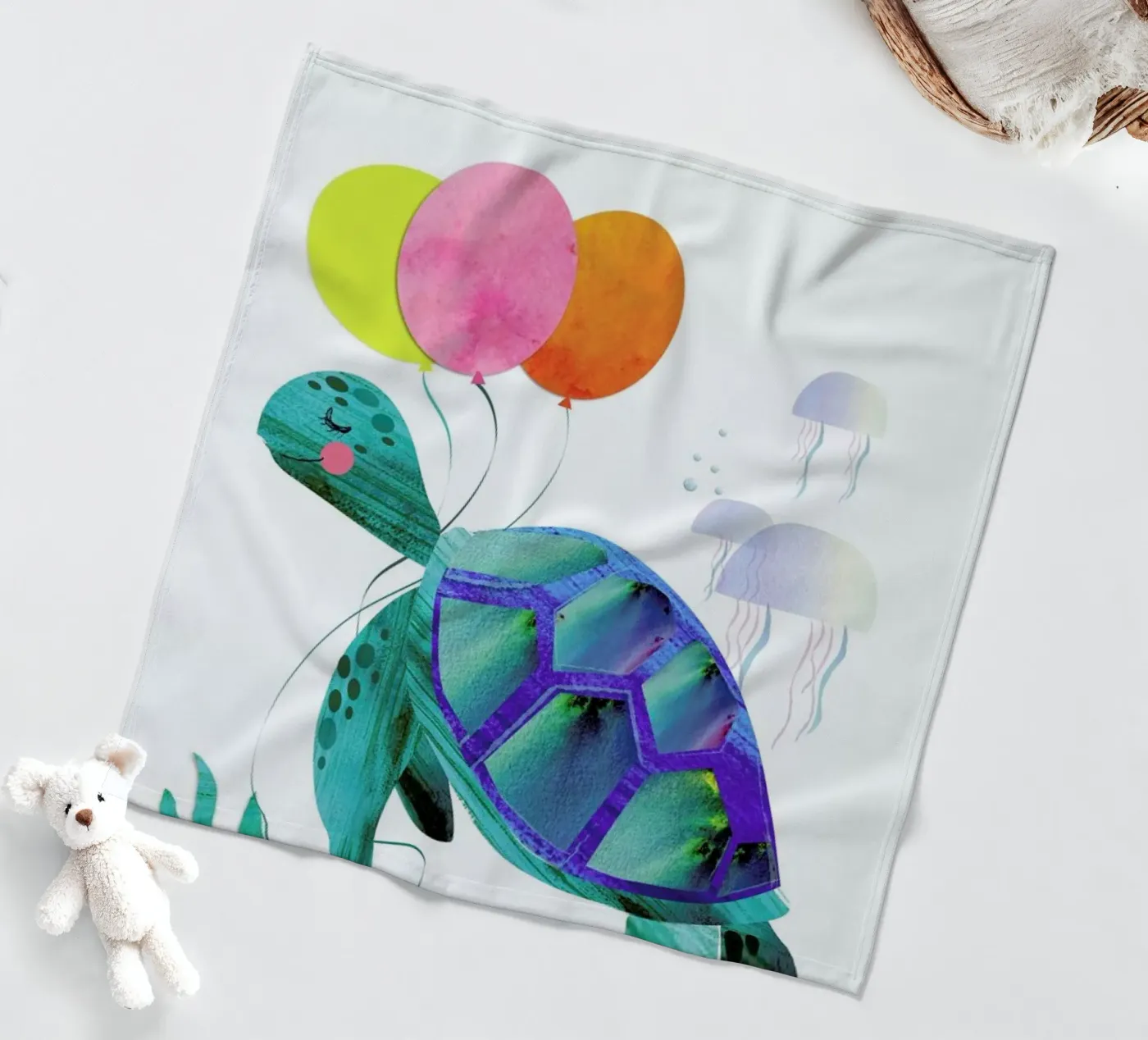 Turtle Fleecedecke von Rocket68