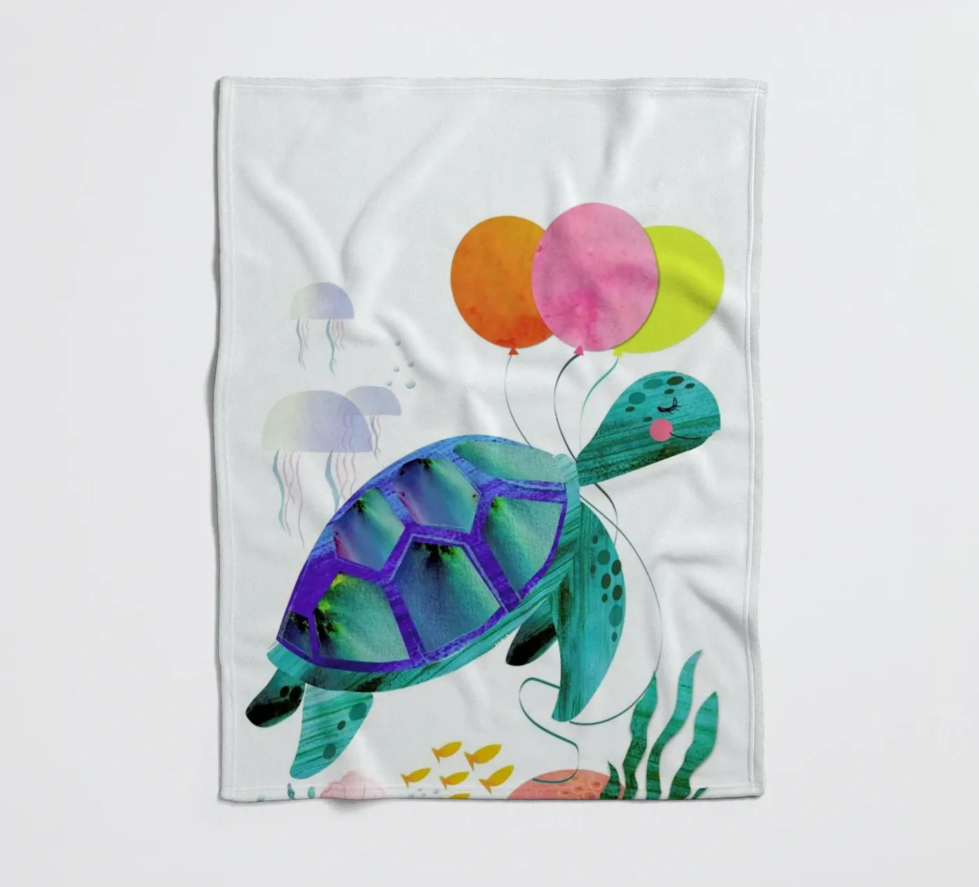 Turtle Fleecedecke von Rocket68