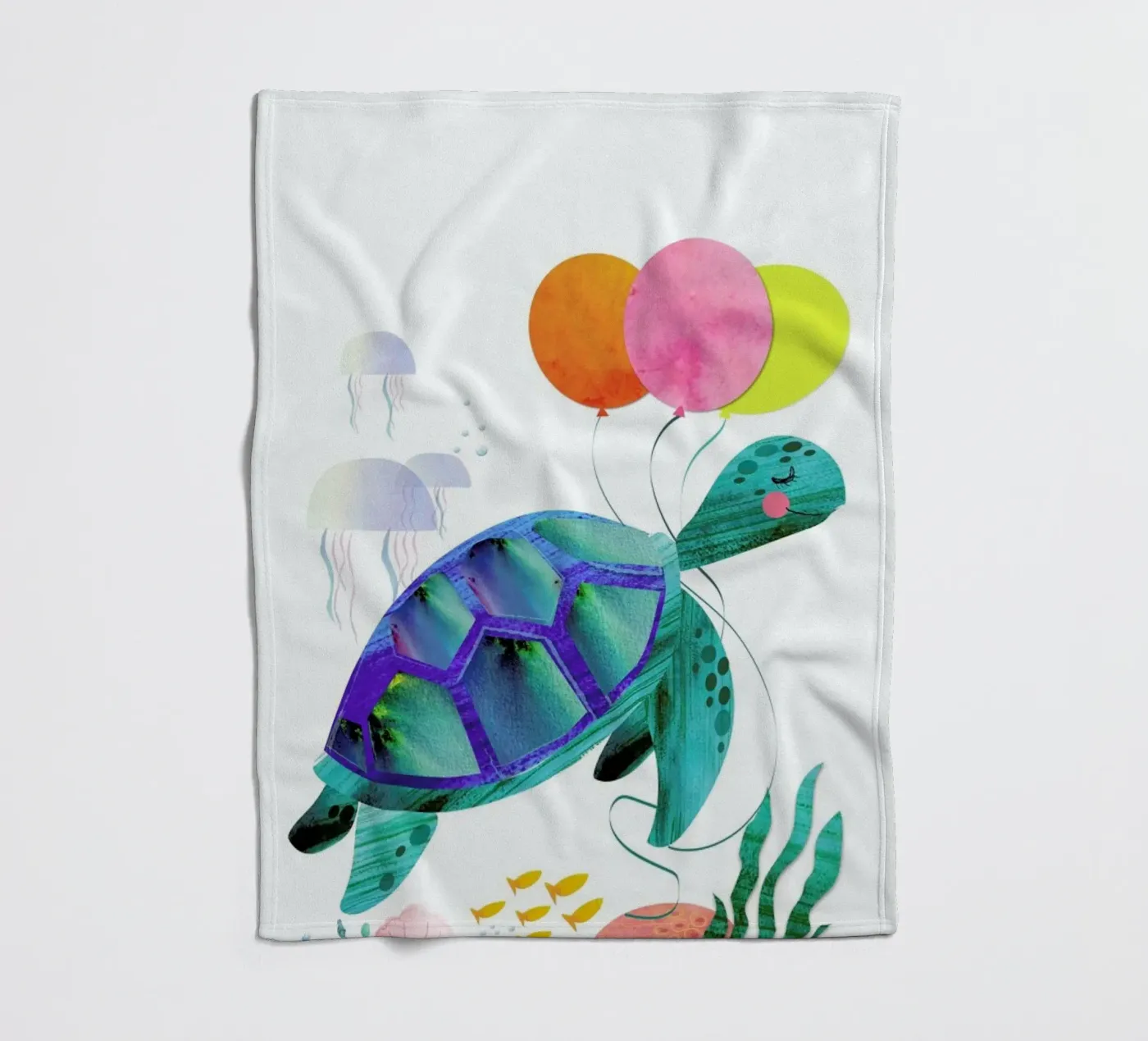 Turtle fleecedeken van Rocket68