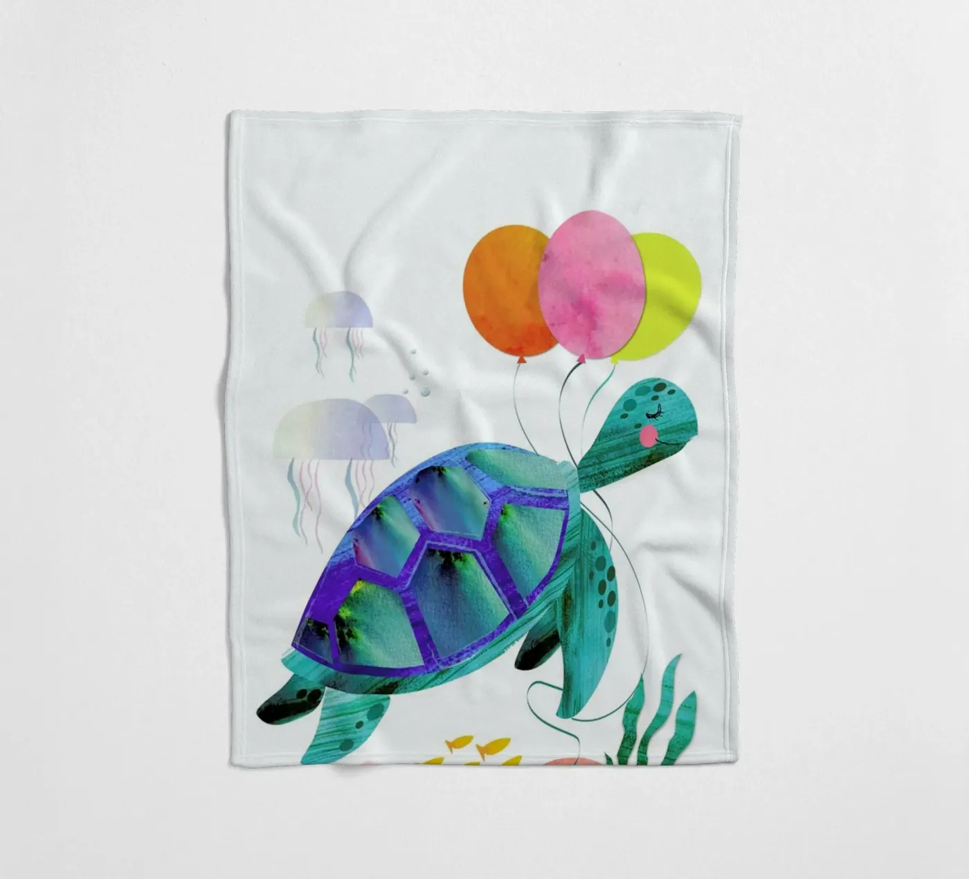 Turtle fleecedeken van Rocket68