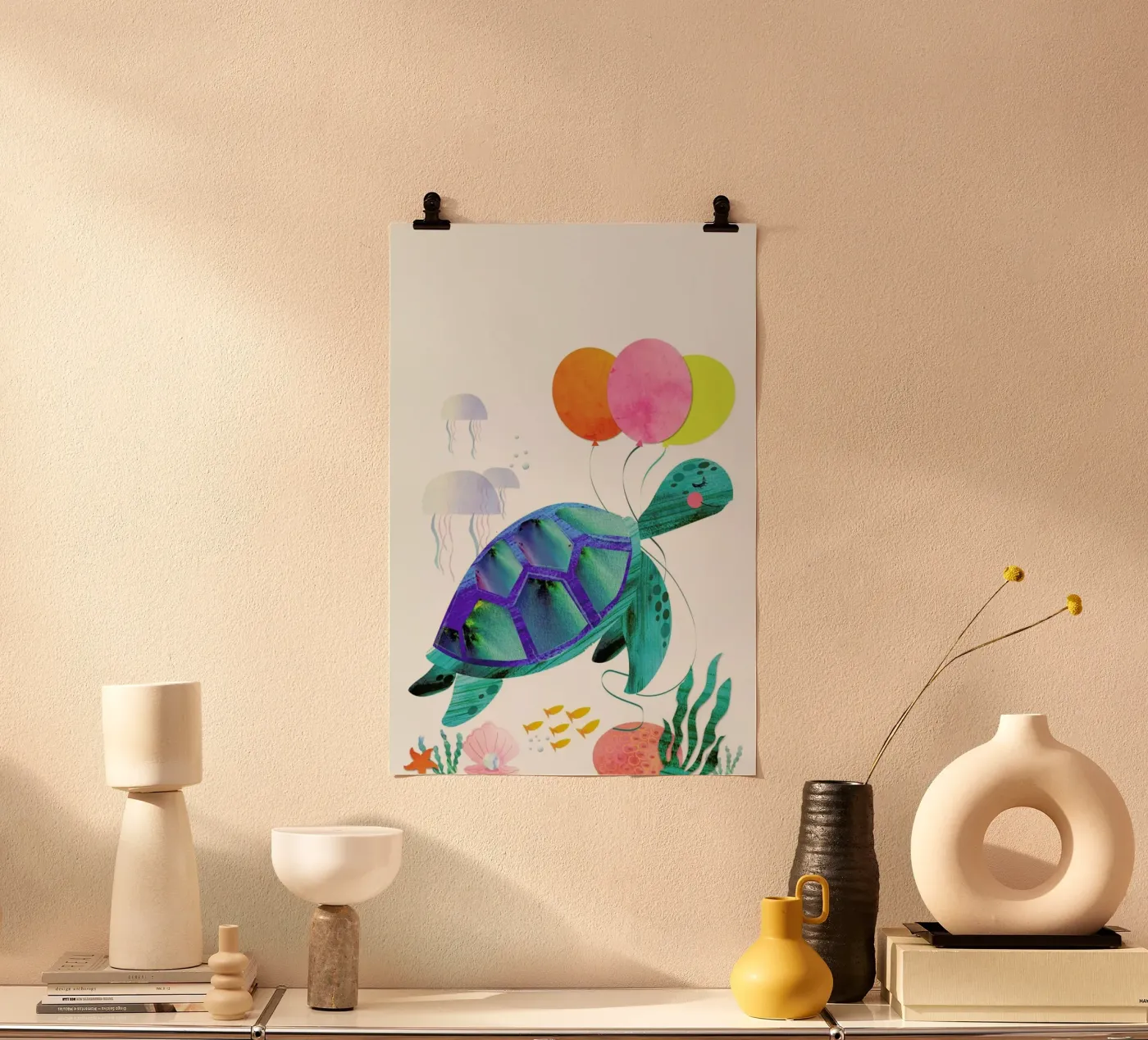 Turtle poster van Rocket68