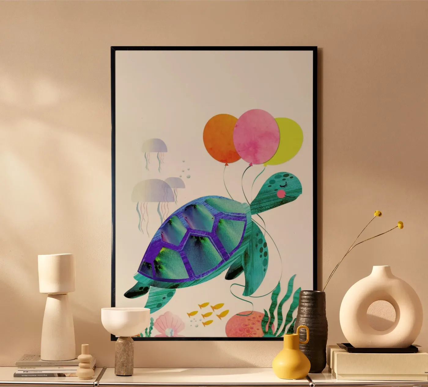 Turtle poster van Rocket68