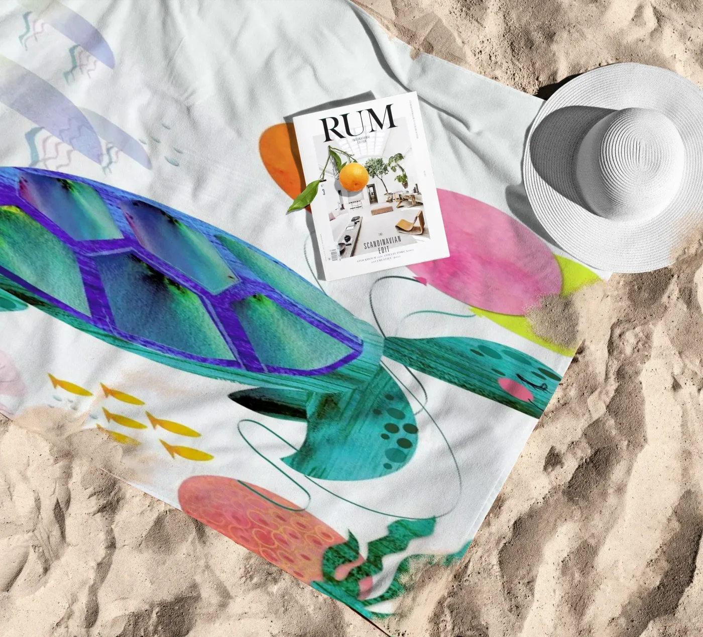 Turtle Strandtuch von Rocket68