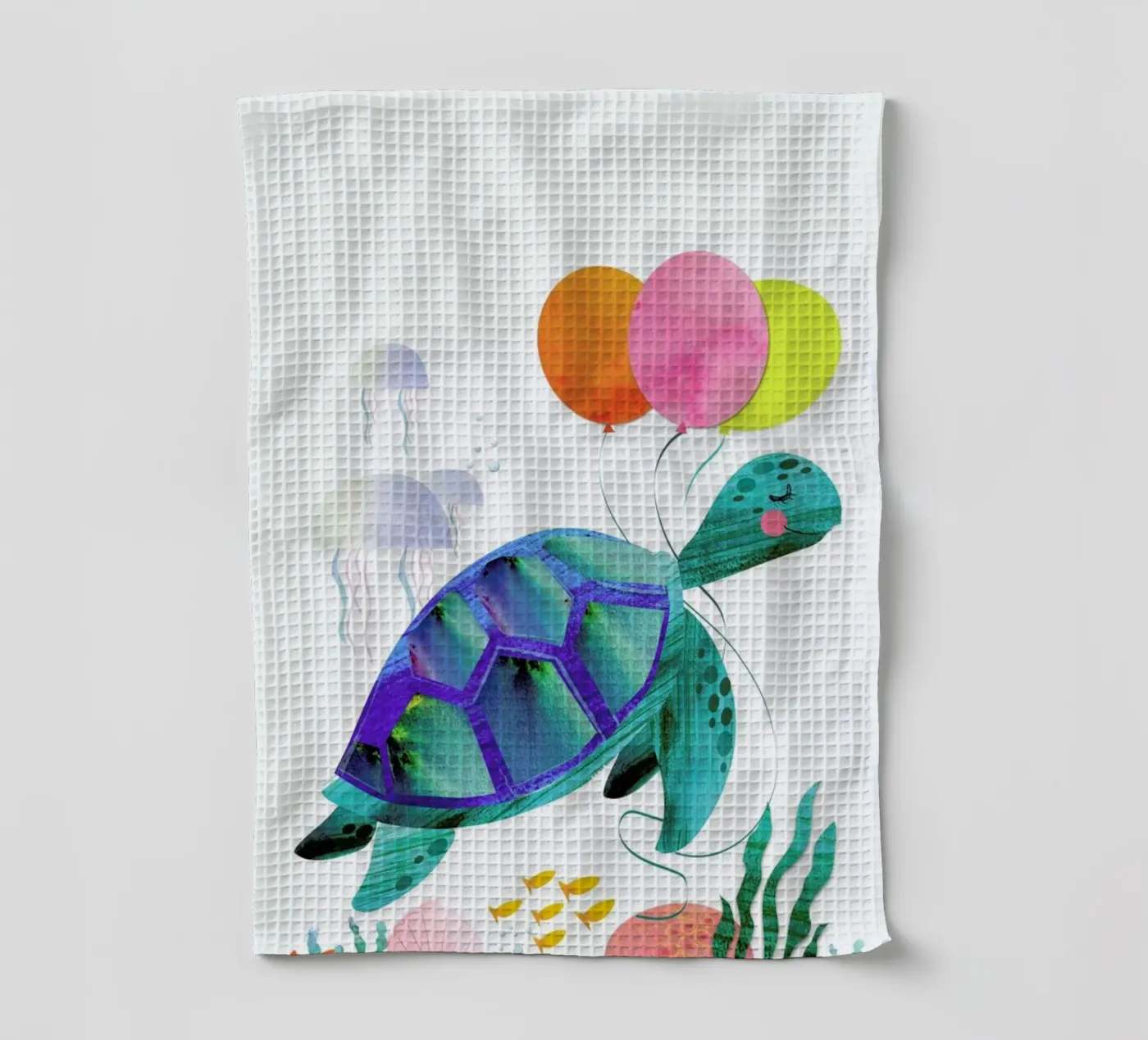 Turtle tea towel by Rocket68