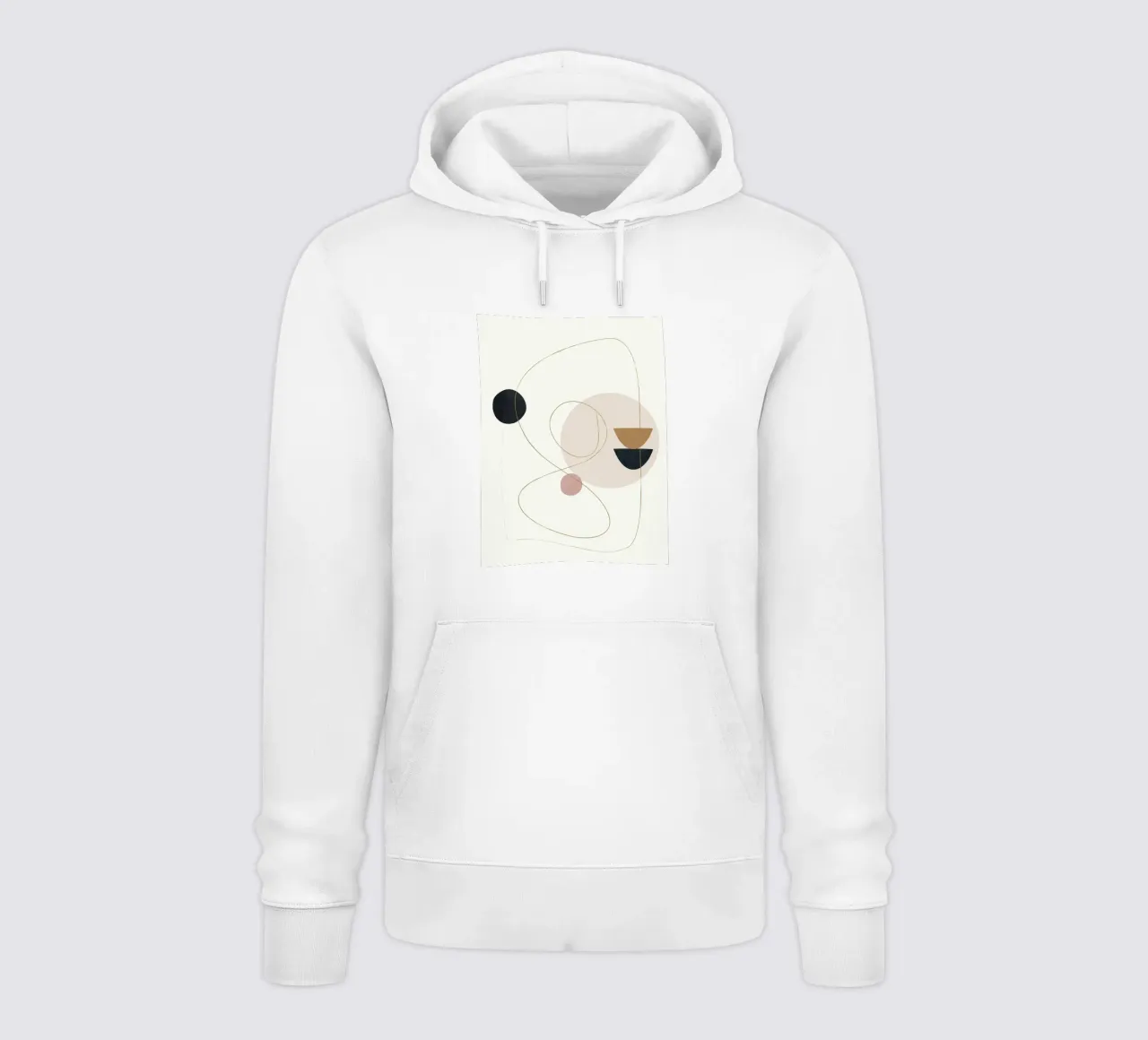 Abstract Minimal Art felpa con cappuccio da Flow Line