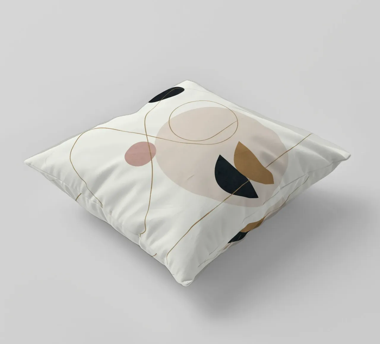 Abstract Minimal Art cuscino da Flow Line