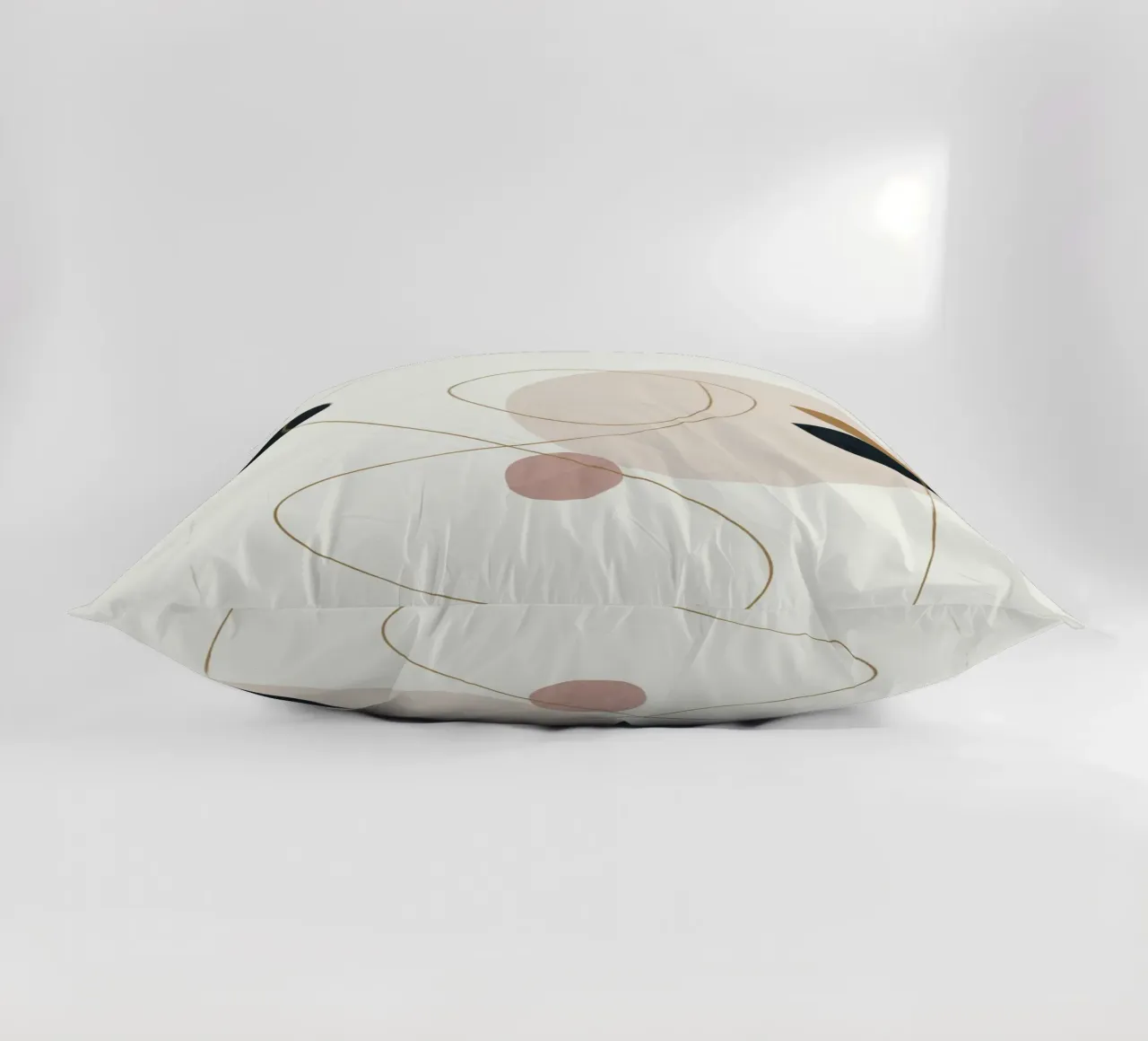 Abstract Minimal Art cuscino da Flow Line