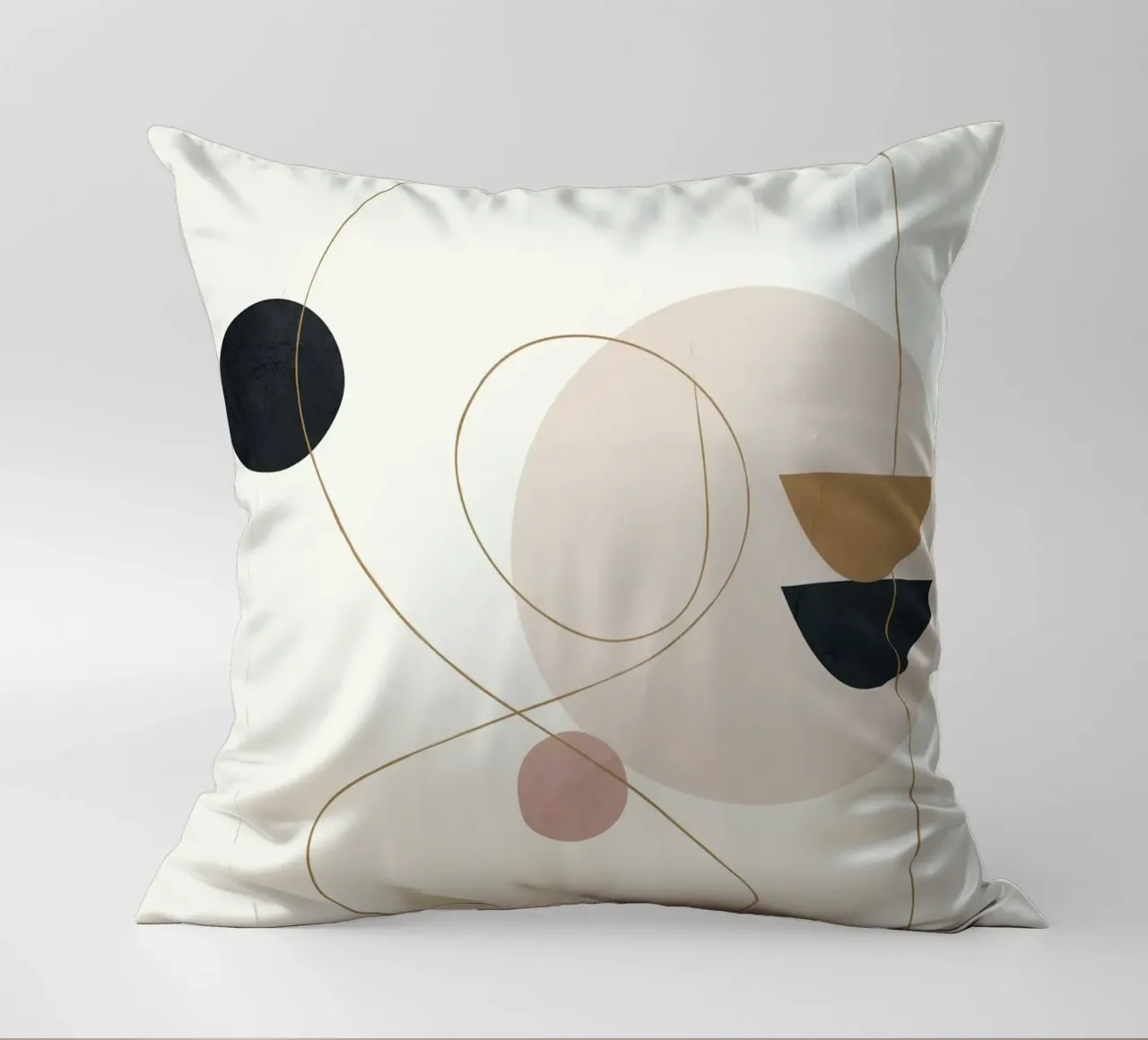 Abstract Minimal Art cuscino da Flow Line