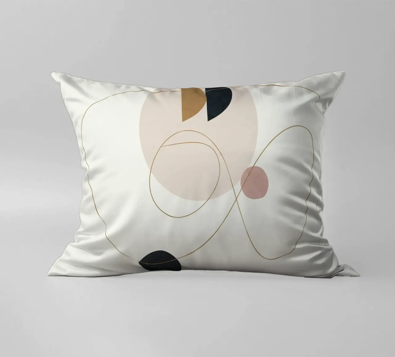 Abstract Minimal Art Kissen von Flow Line