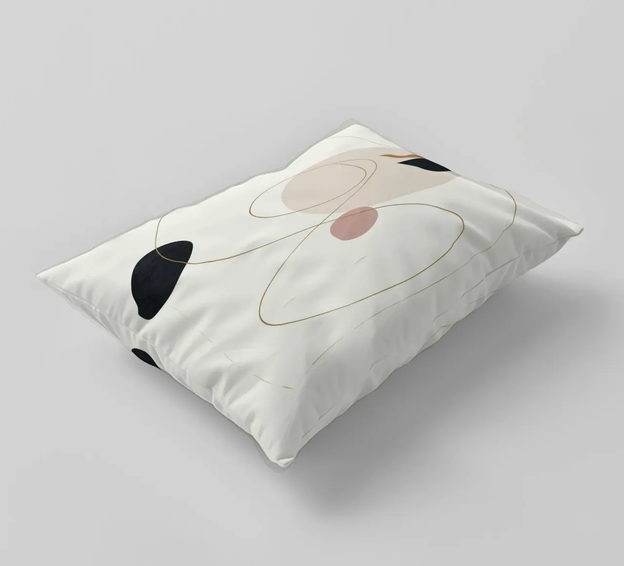 Abstract Minimal Art cuscino da Flow Line