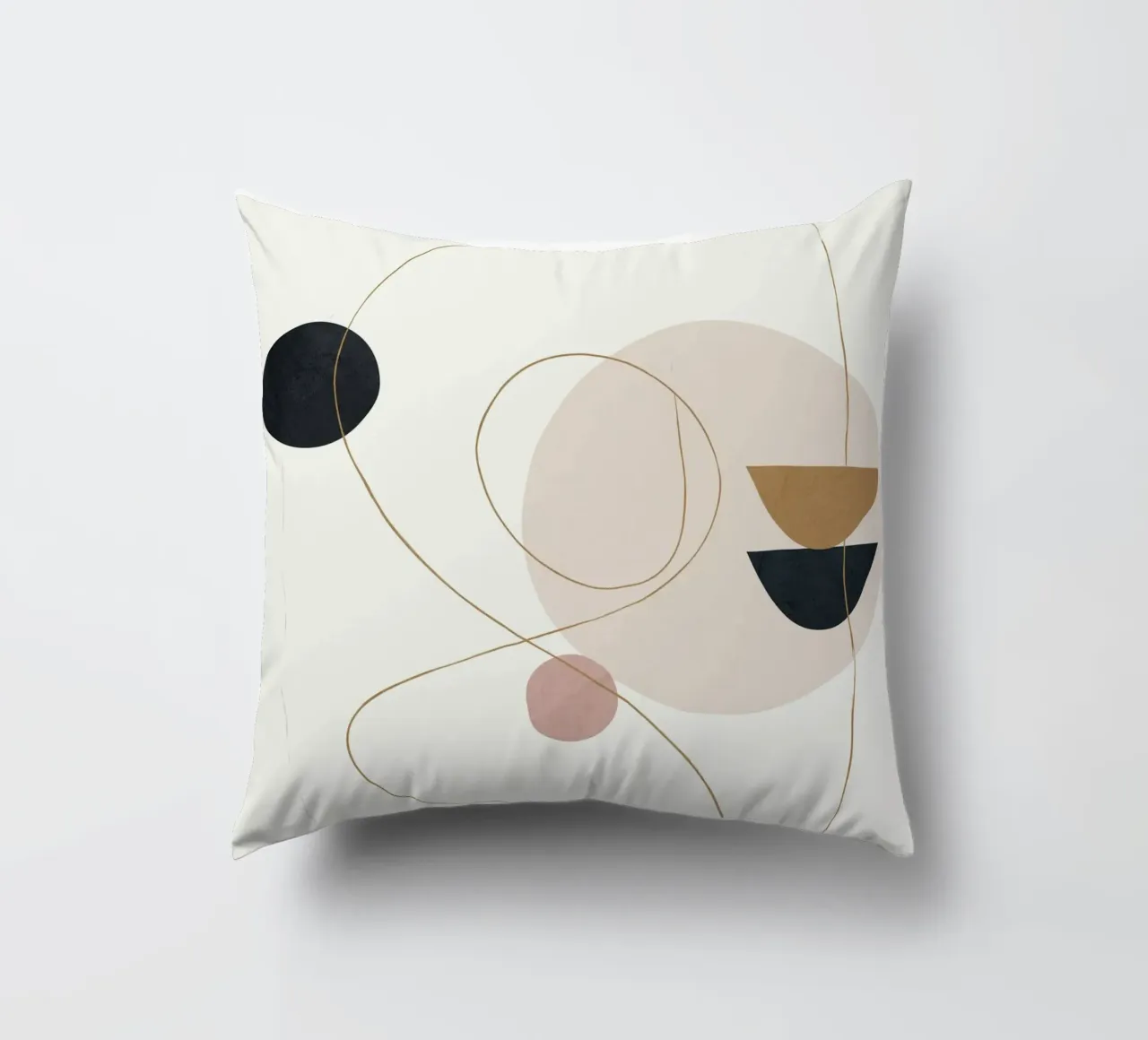 Abstract Minimal Art cuscino da Flow Line