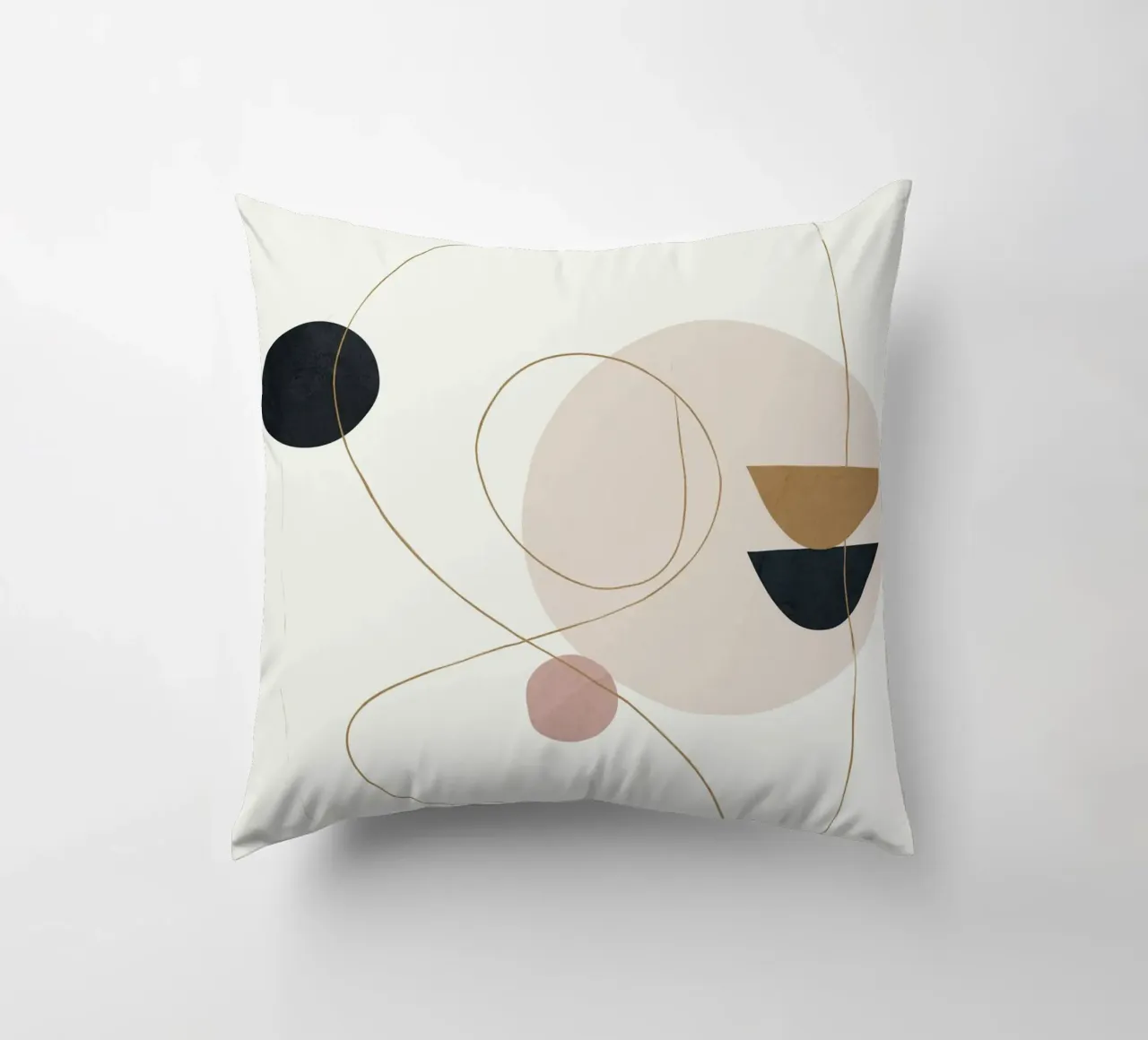 Abstract Minimal Art cuscino da Flow Line