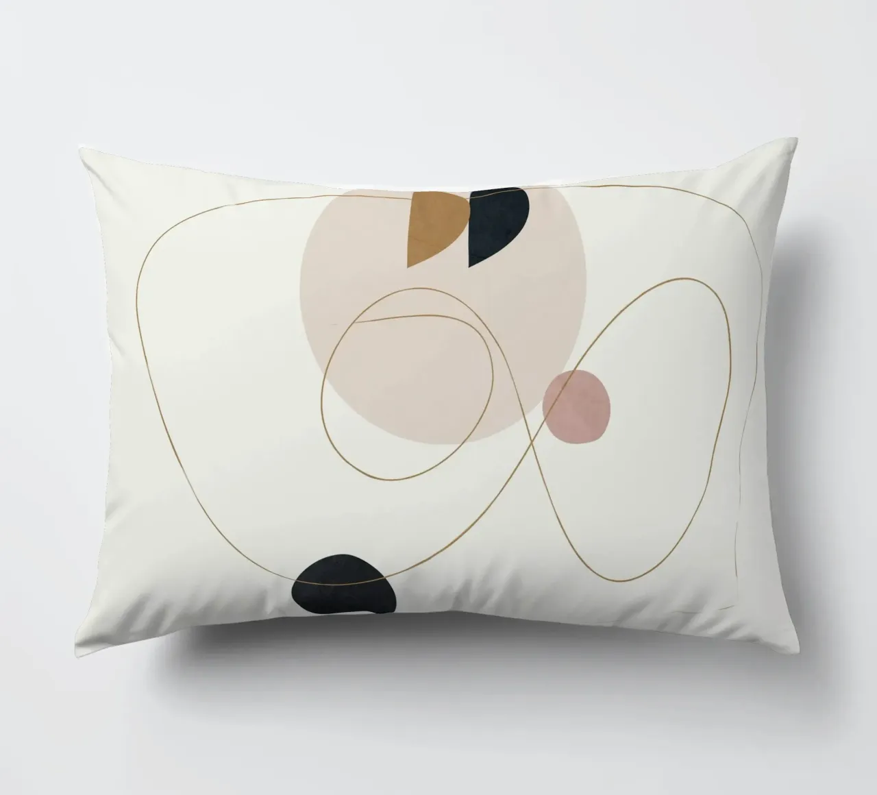 Abstract Minimal Art cuscino da Flow Line