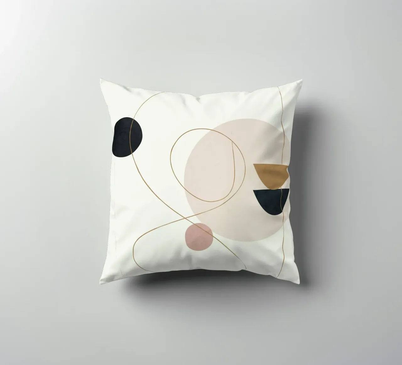 Abstract Minimal Art cuscino da Flow Line