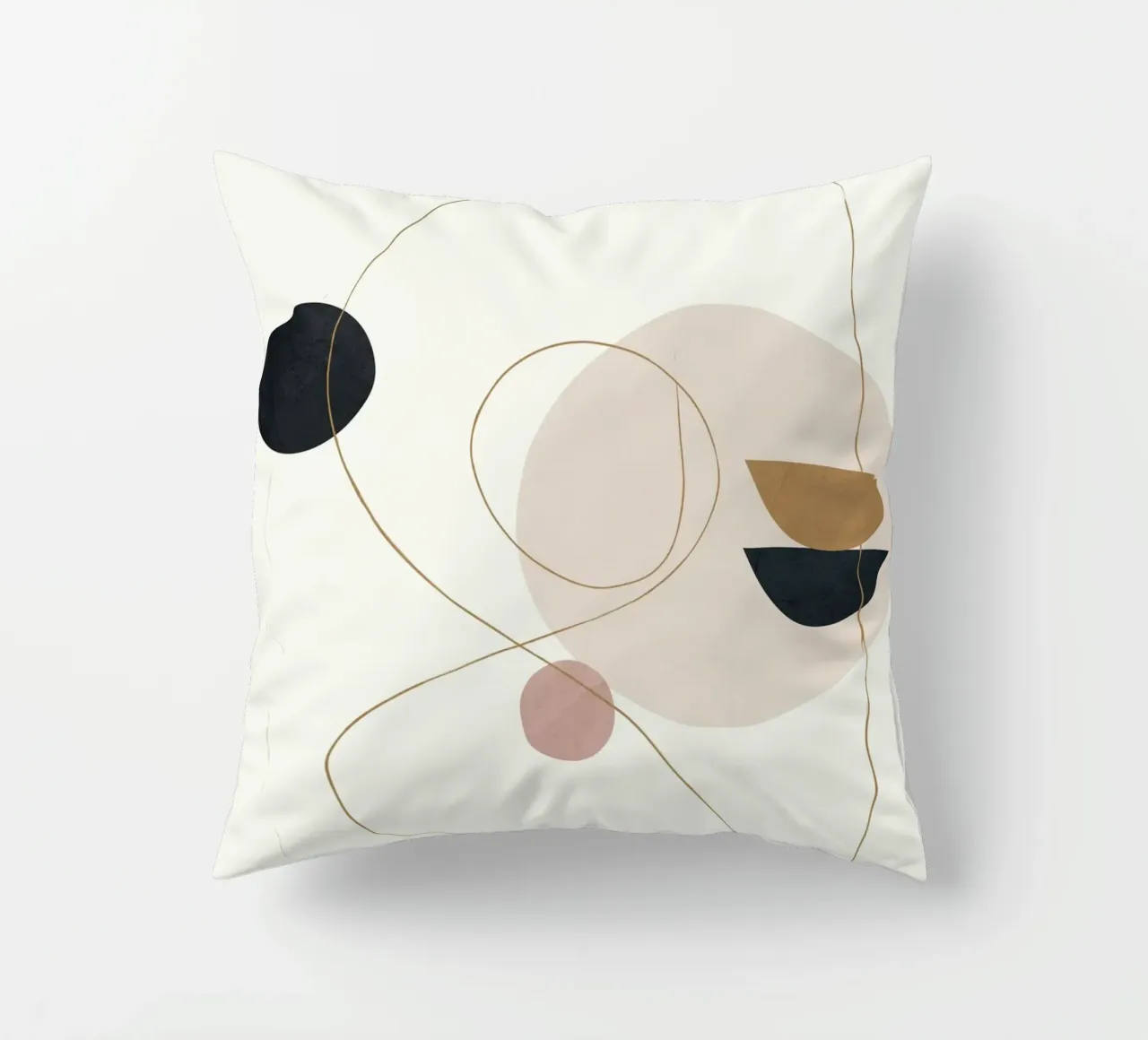 Abstract Minimal Art cuscino da Flow Line