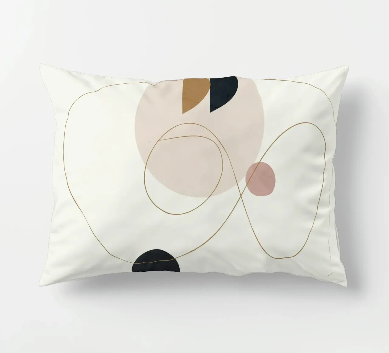 Abstract Minimal Art cuscino da Flow Line