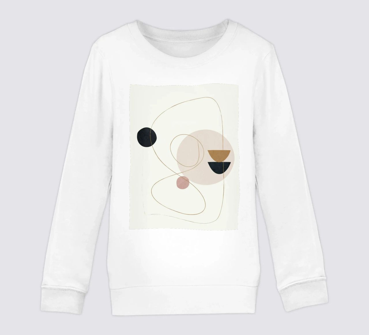 Abstract Minimal Art felpa bambino da Flow Line