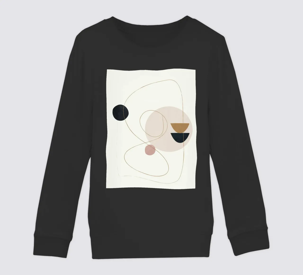 Abstract Minimal Art felpa bambino da Flow Line