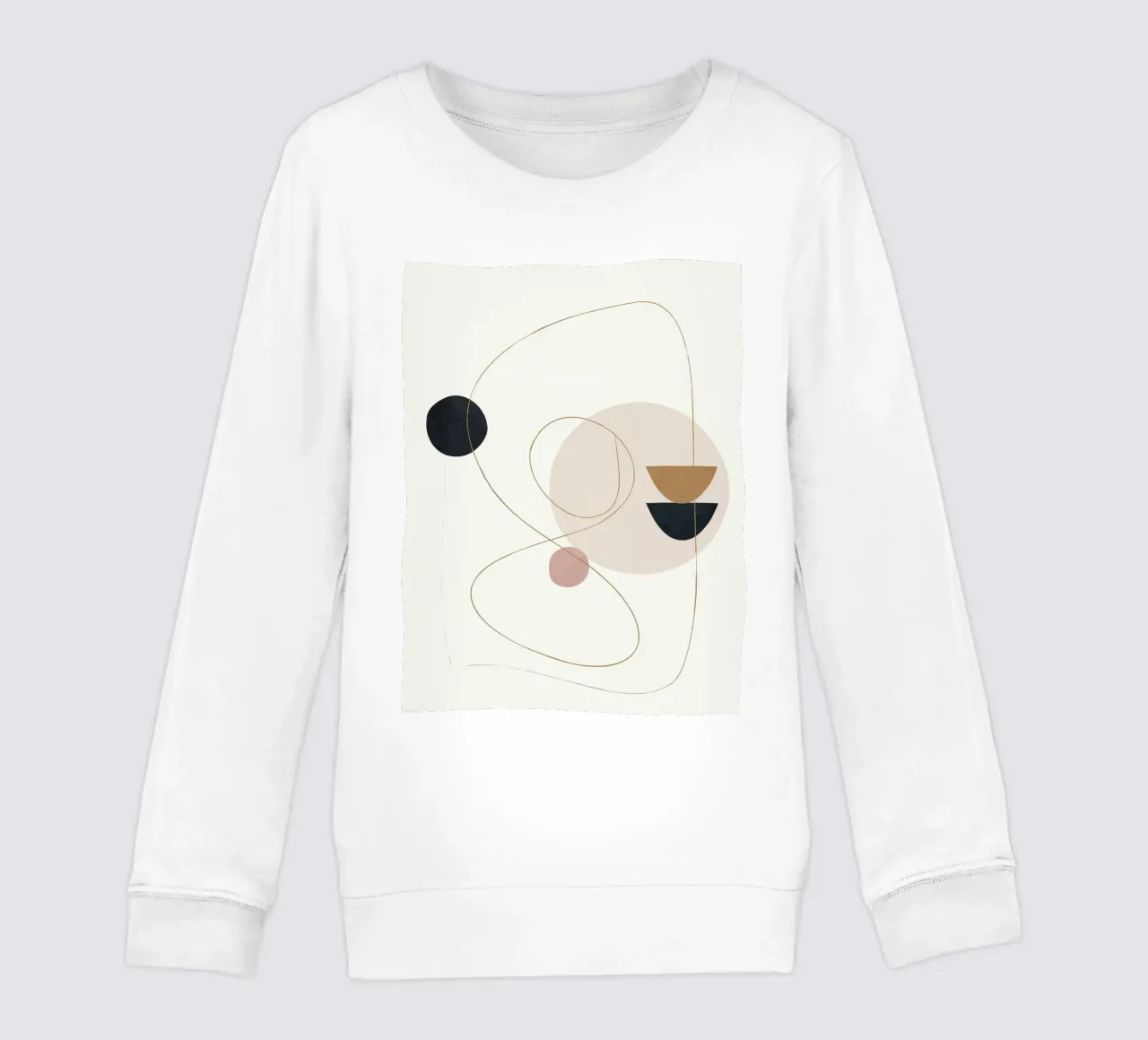 Abstract Minimal Art felpa bambino da Flow Line