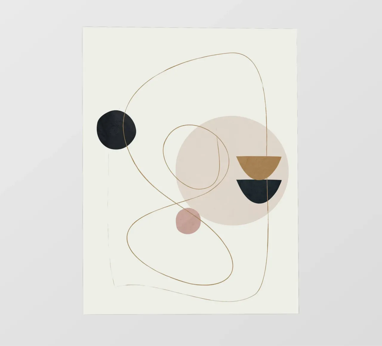 Abstract Minimal Art pellicola backlit da Flow Line