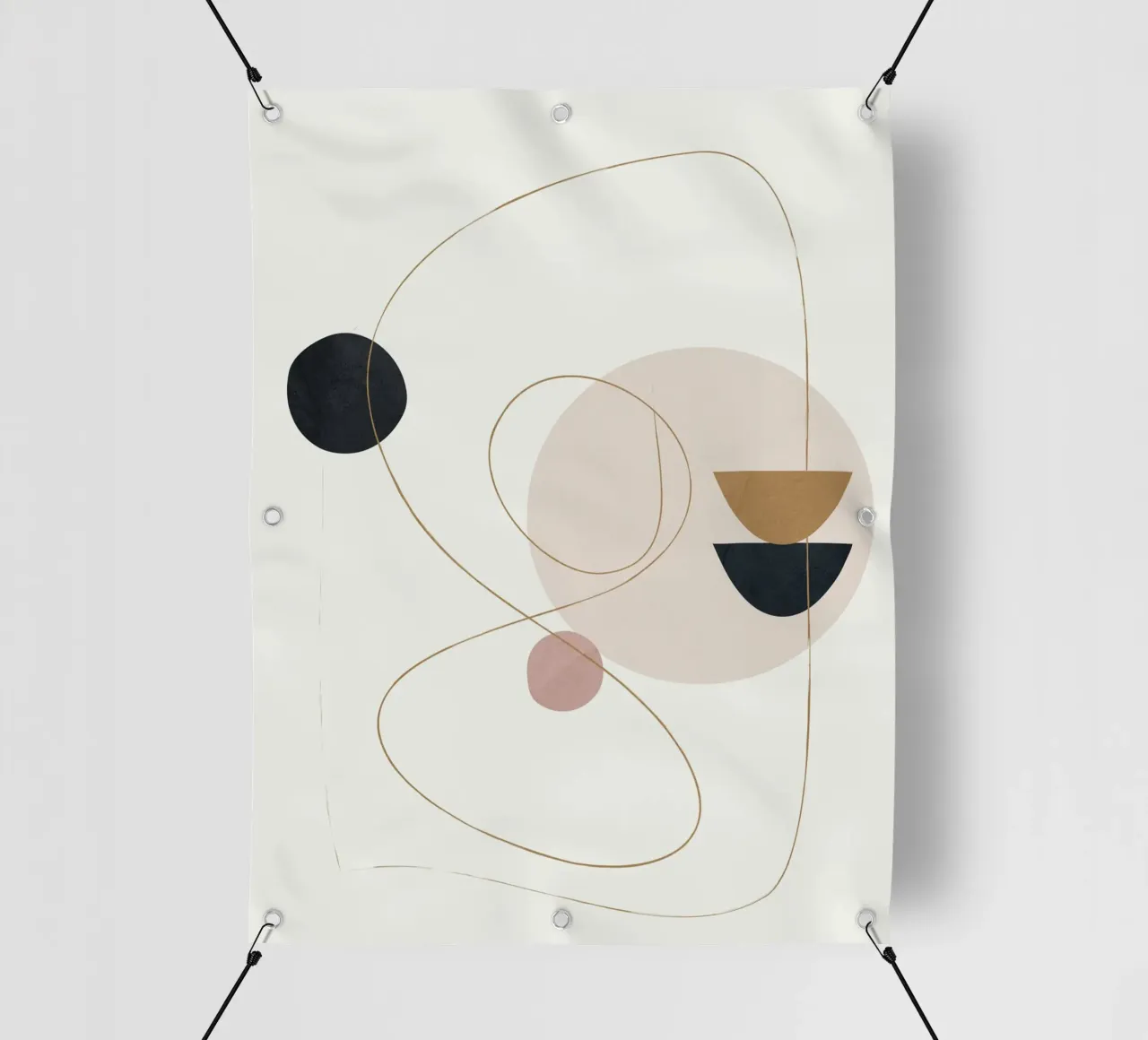 Abstract Minimal Art telo in pvc da Flow Line