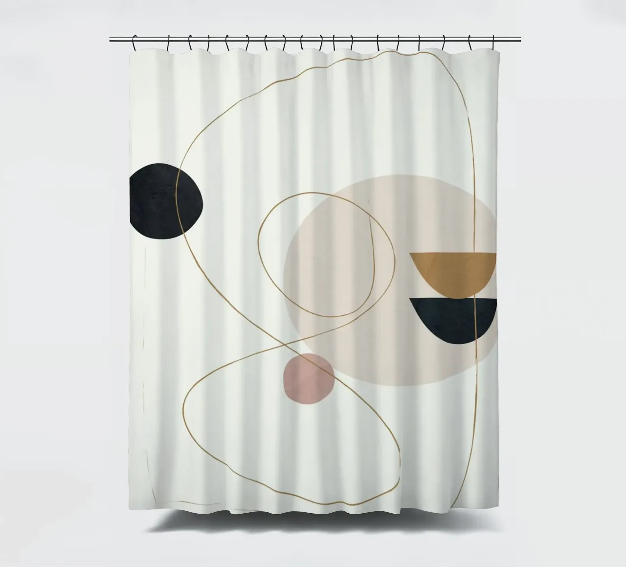 Abstract Minimal Art tenda da doccia da Flow Line