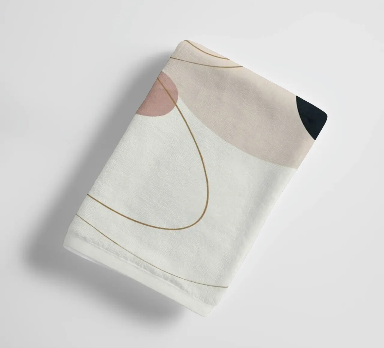 Abstract Minimal Art asciugamano da bagno da Flow Line