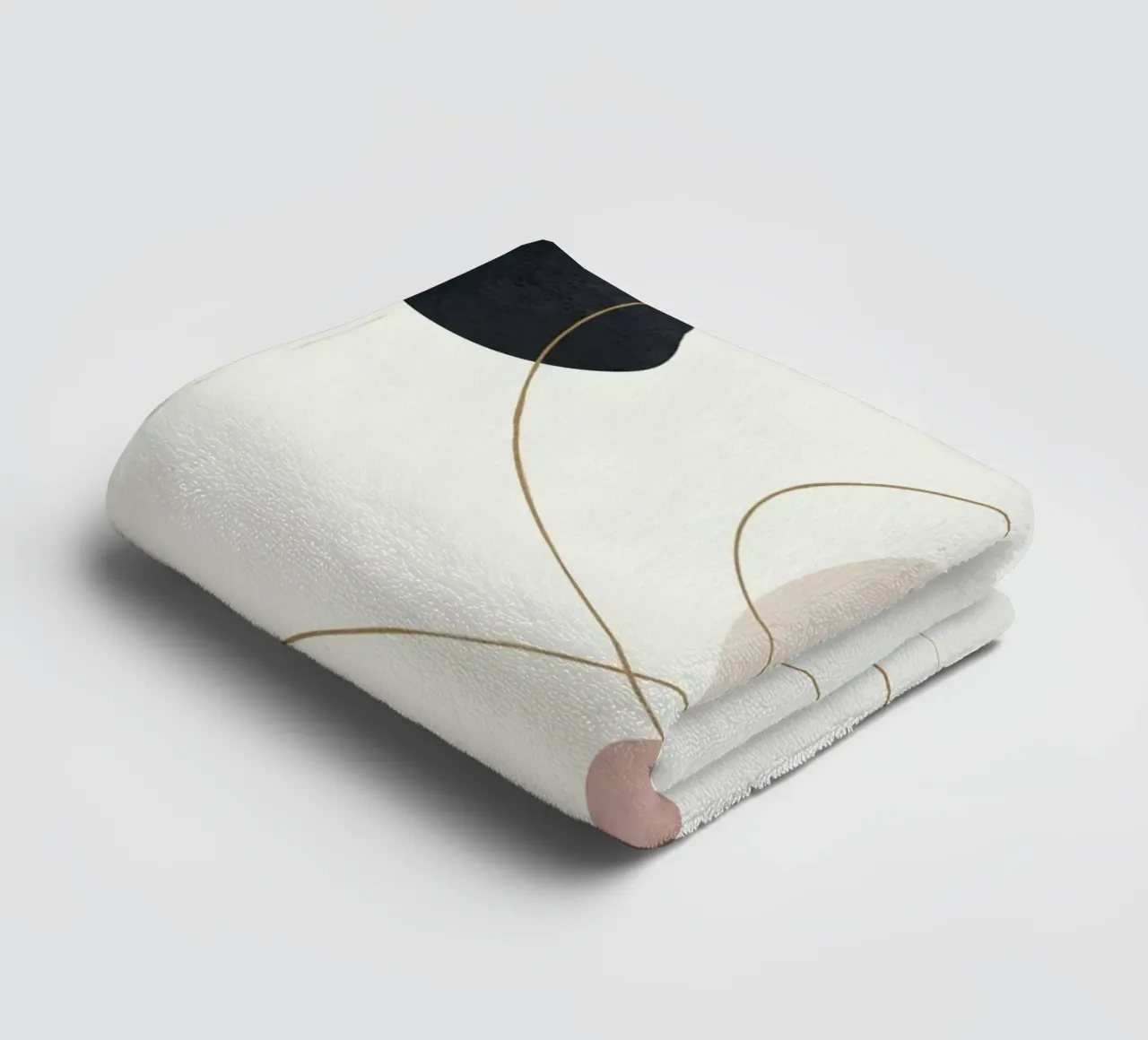 Abstract Minimal Art asciugamano da bagno da Flow Line