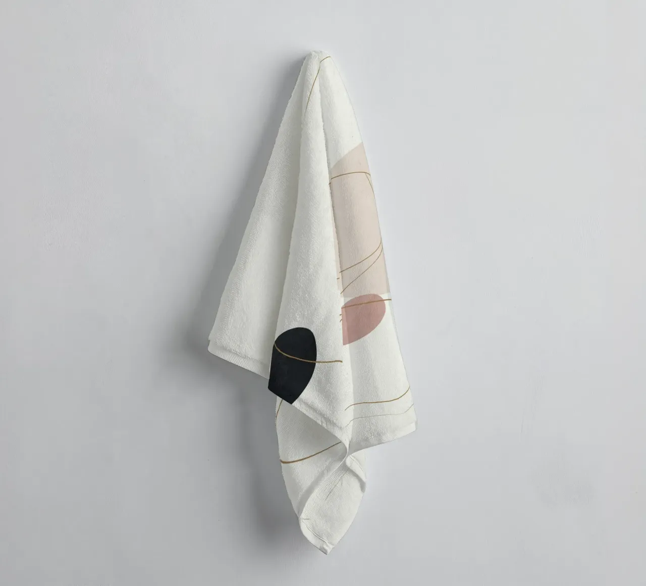 Abstract Minimal Art asciugamano da bagno da Flow Line