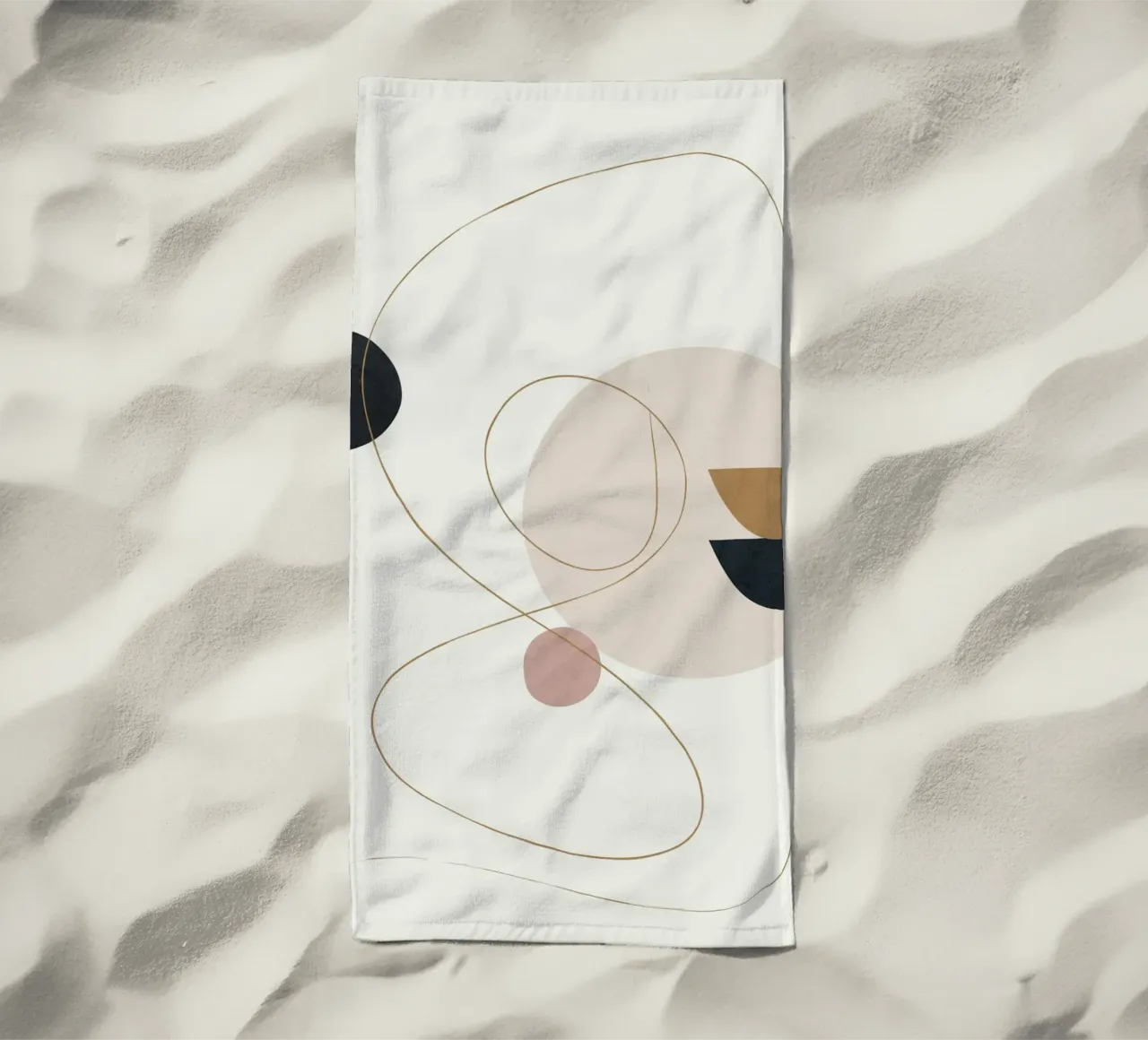 Abstract Minimal Art telo mare da Flow Line