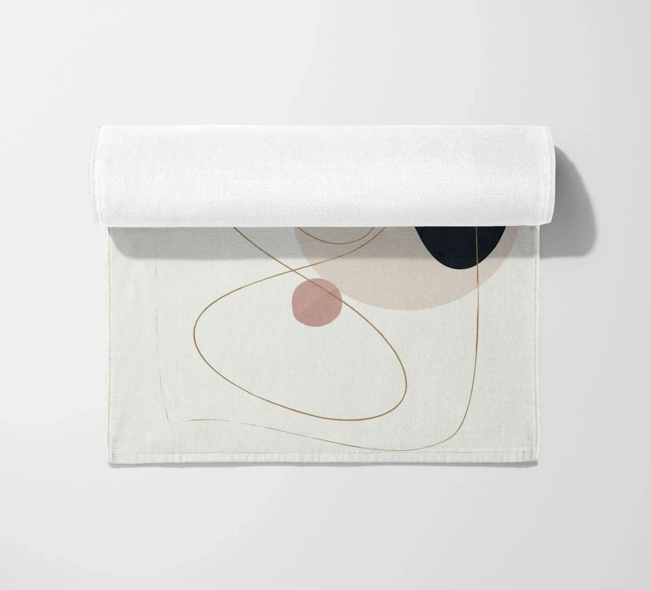 Abstract Minimal Art telo mare da Flow Line