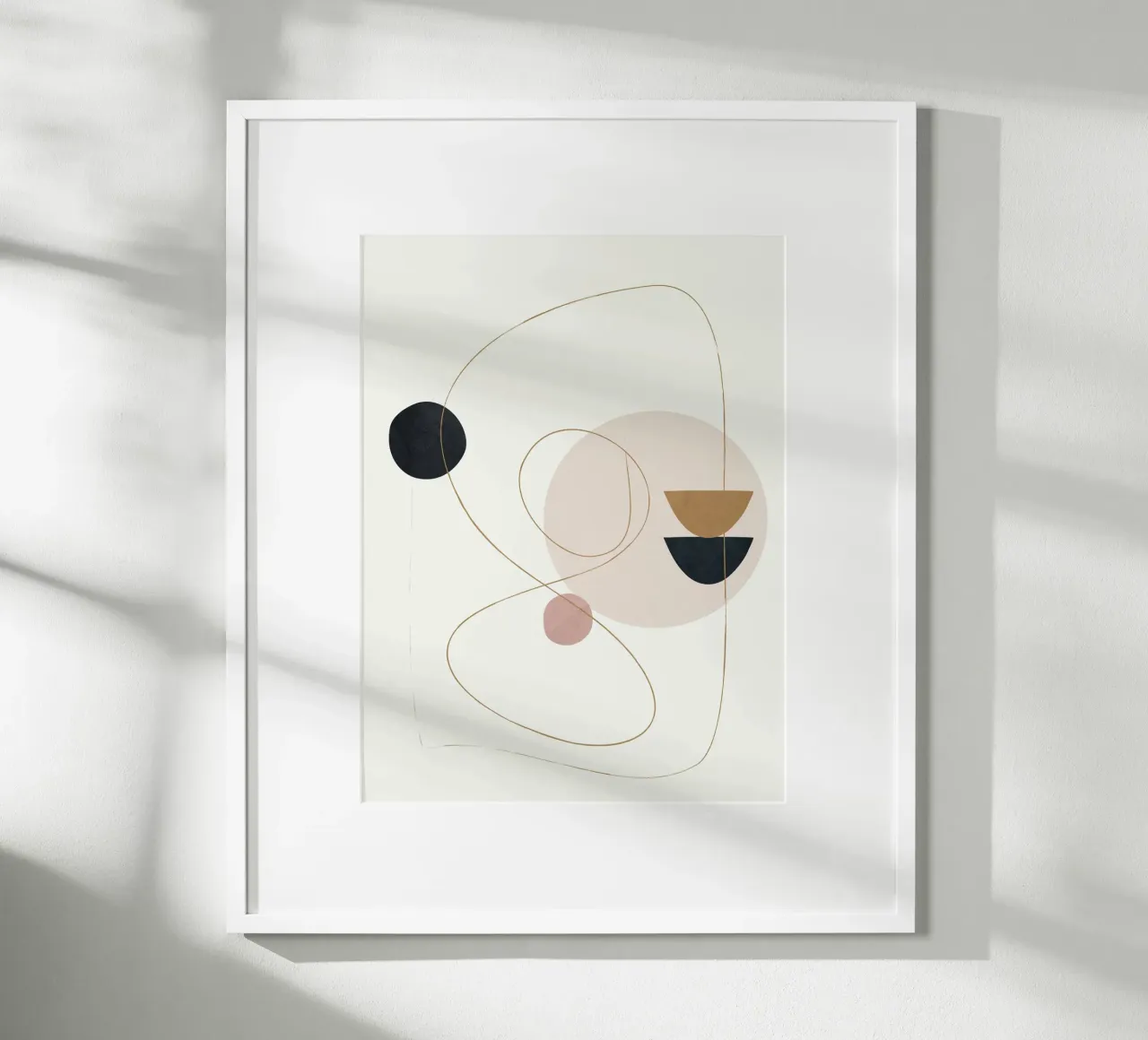 Abstract Minimal Art poster da Flow Line